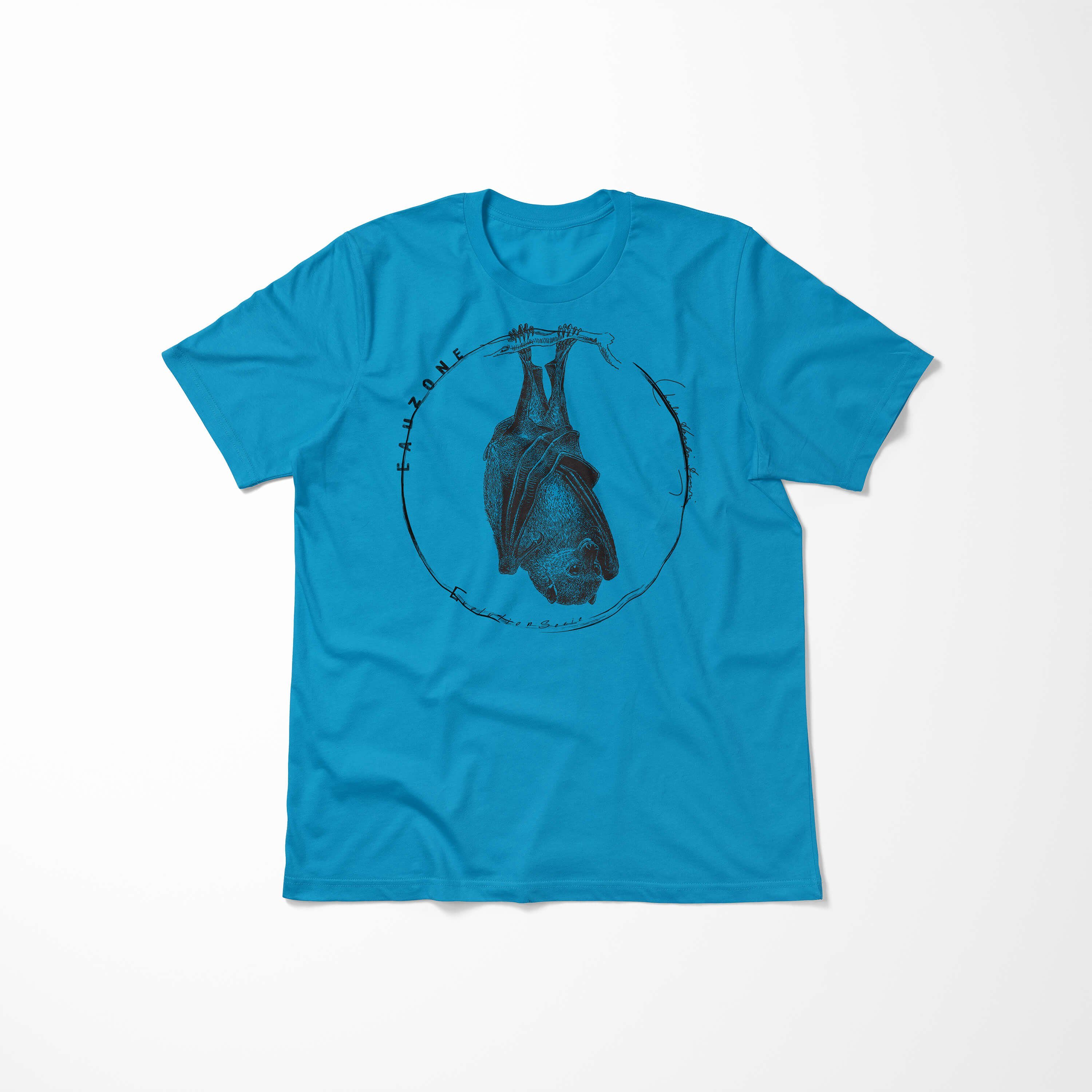 Art T-Shirt Herren Evolution Sinus T-Shirt Fledermaus Atoll