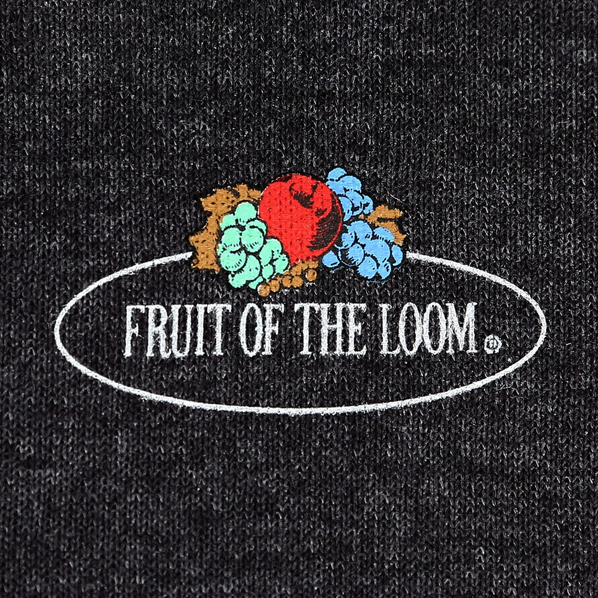 Fruit 150 Iconic the Vintage-Logo of - T-Shirt Loom klein Rundhalsshirt dunkelgrau meliert