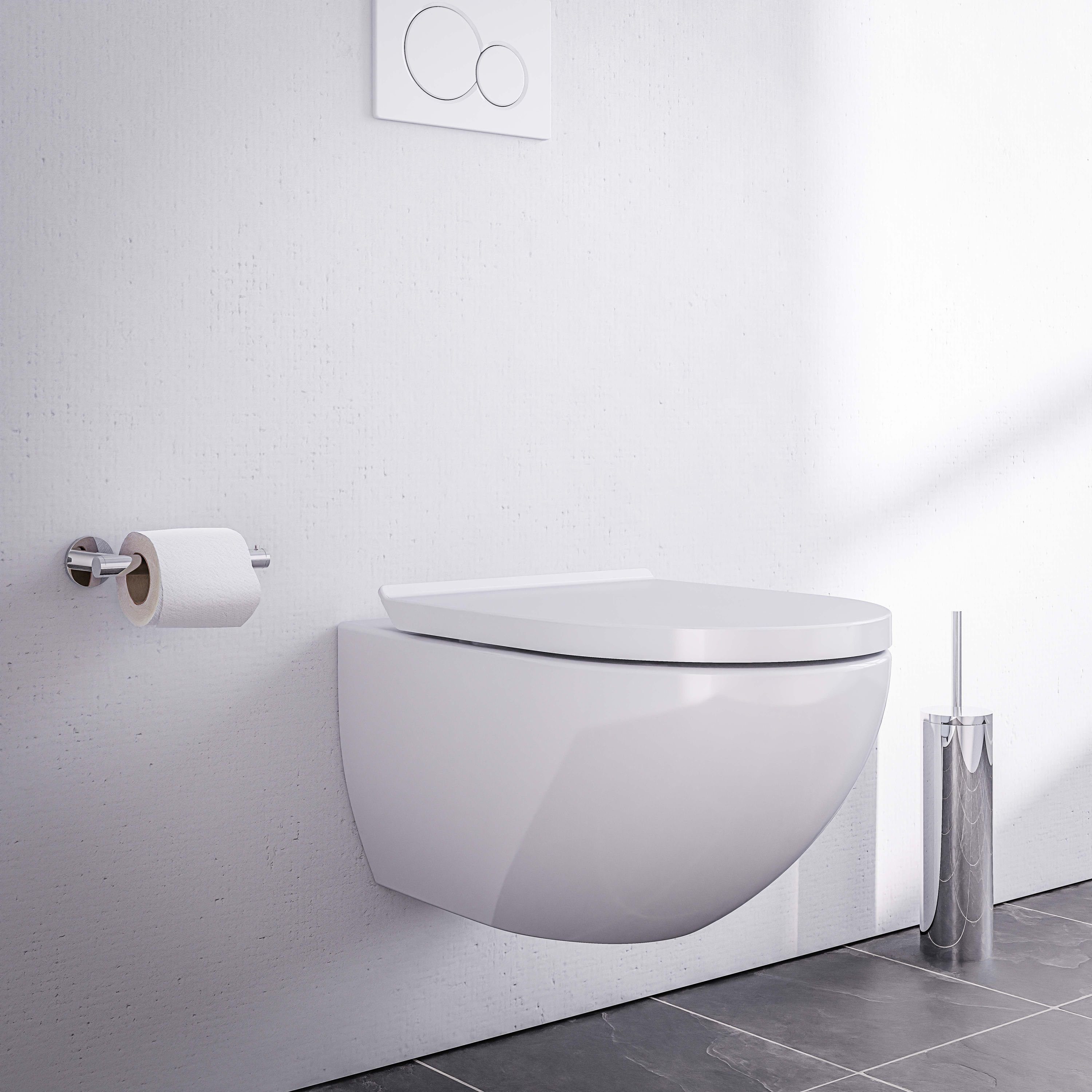Bernstein Tiefspül-WC E-9030, Hänge-WC, spülrandlos, inkl. Soft-Close-Deckel | WCs & Toiletten