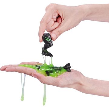 ZURU Spielfigur Smashers Dino Island Nano-Ei, 18,8 cm, mit Dinosaurierfigur und Schleim, 1 Stück zufällig