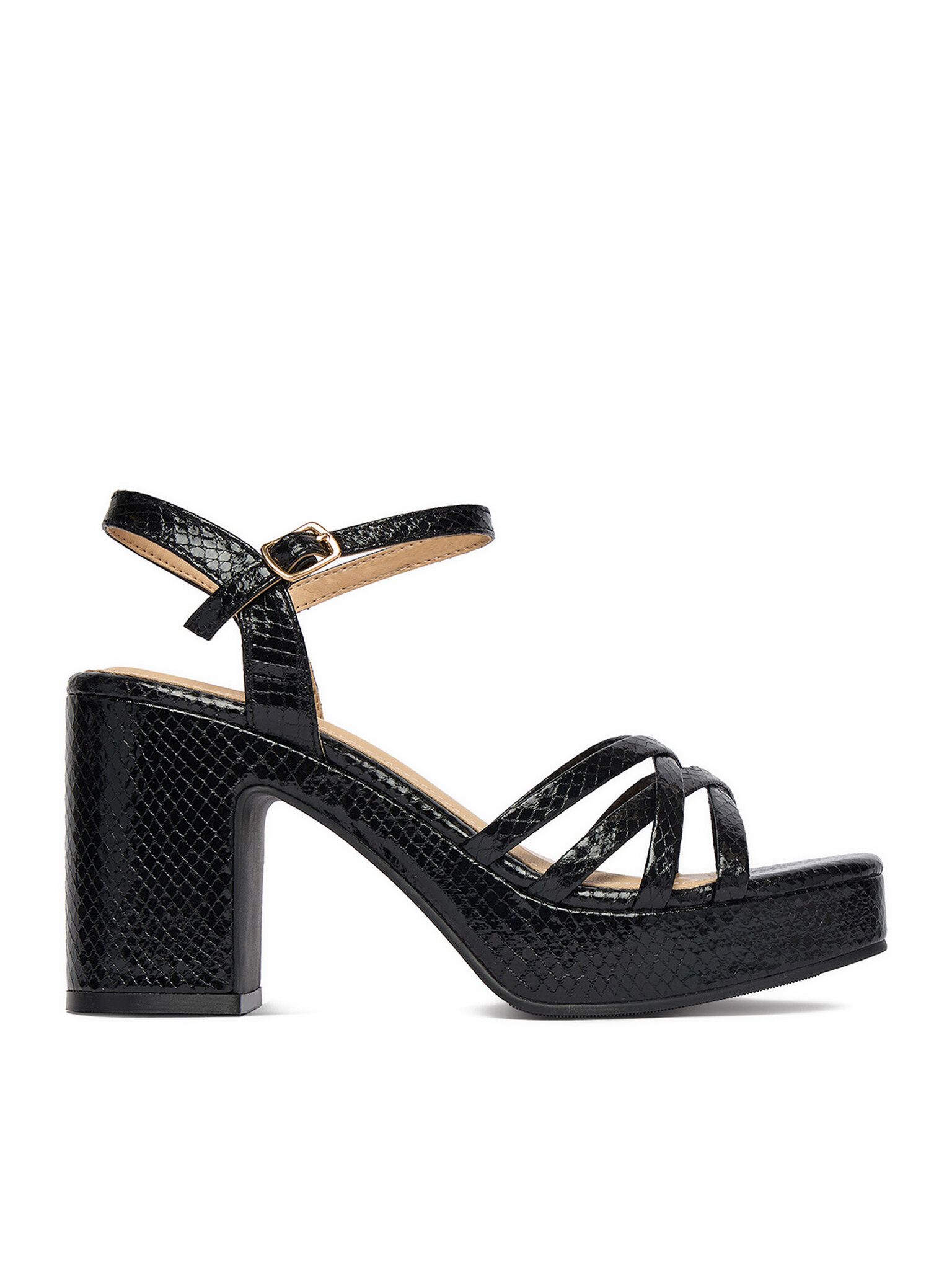 DeeZee Deezee Frauensandalen Schwarz DeeZee-CEO LCCC1511-1 Schwarz Sandale