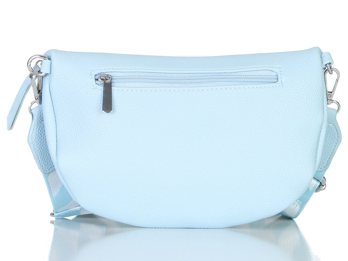 simaranda Handtasche Gürteltasche Damen 25 Hellblau Klein 23 x 14 x 7 cm günstig online kaufen