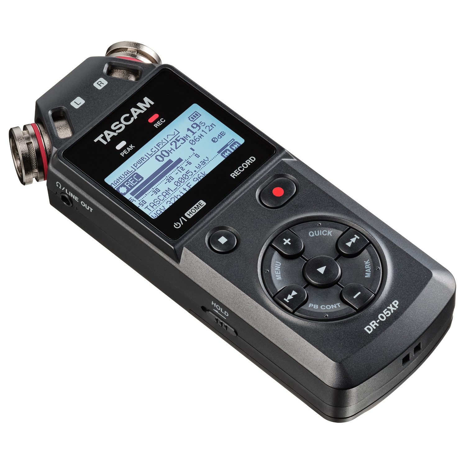 Tascam Tascam Audio-Recorder DR-05XP mit Windschutz Digitales Aufnahmegerät (Vorteils-Set mit Windschutz)