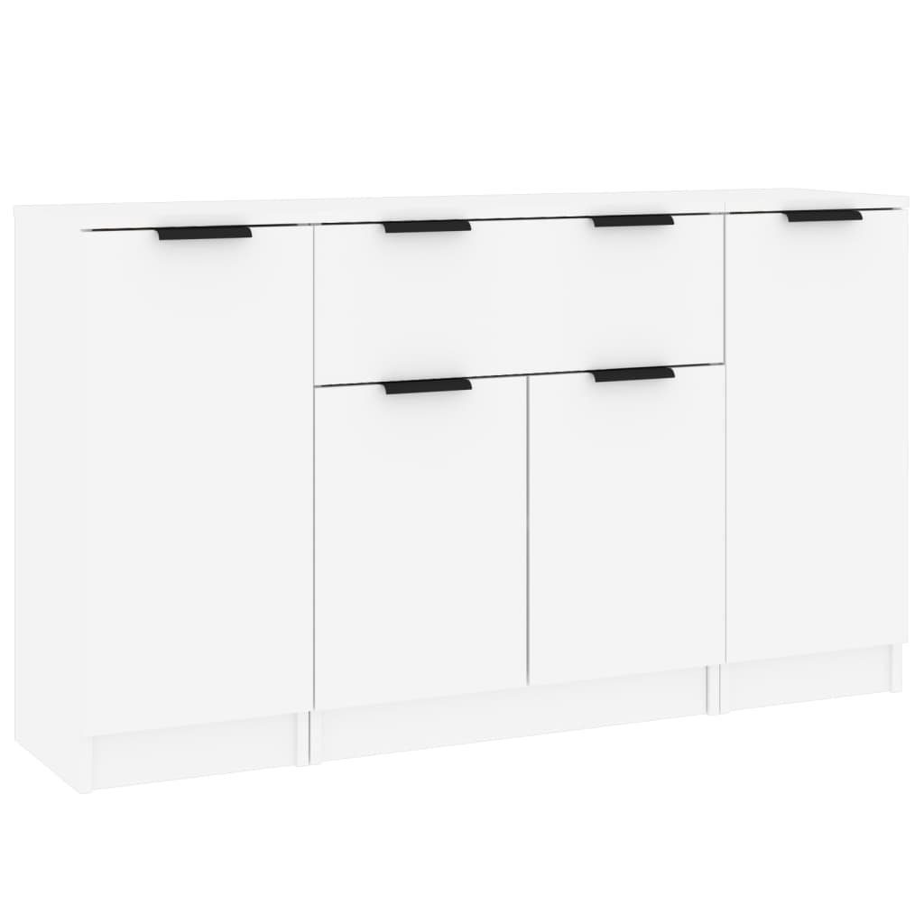 vidaXL Sideboard Sideboards 3 Stk. Weiß günstig online kaufen
