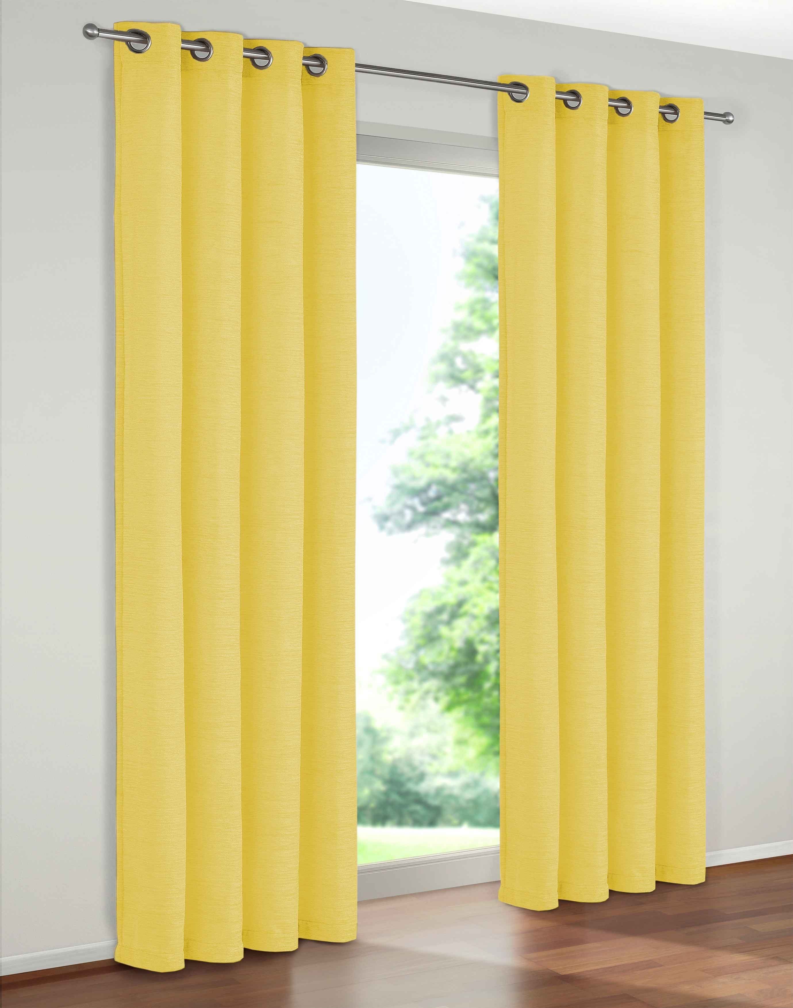 Wirth Vorhang Trondheim 234 g/m² (1 St), Ösen, blickdicht, Chenille