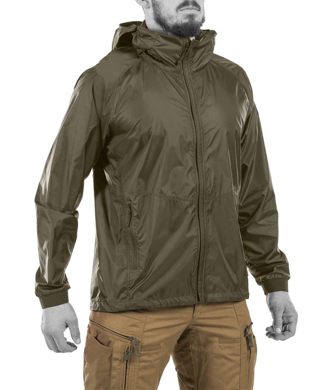 UF PRO Windbreaker Storm Chaser Windbreaker Jacket Brown Grey