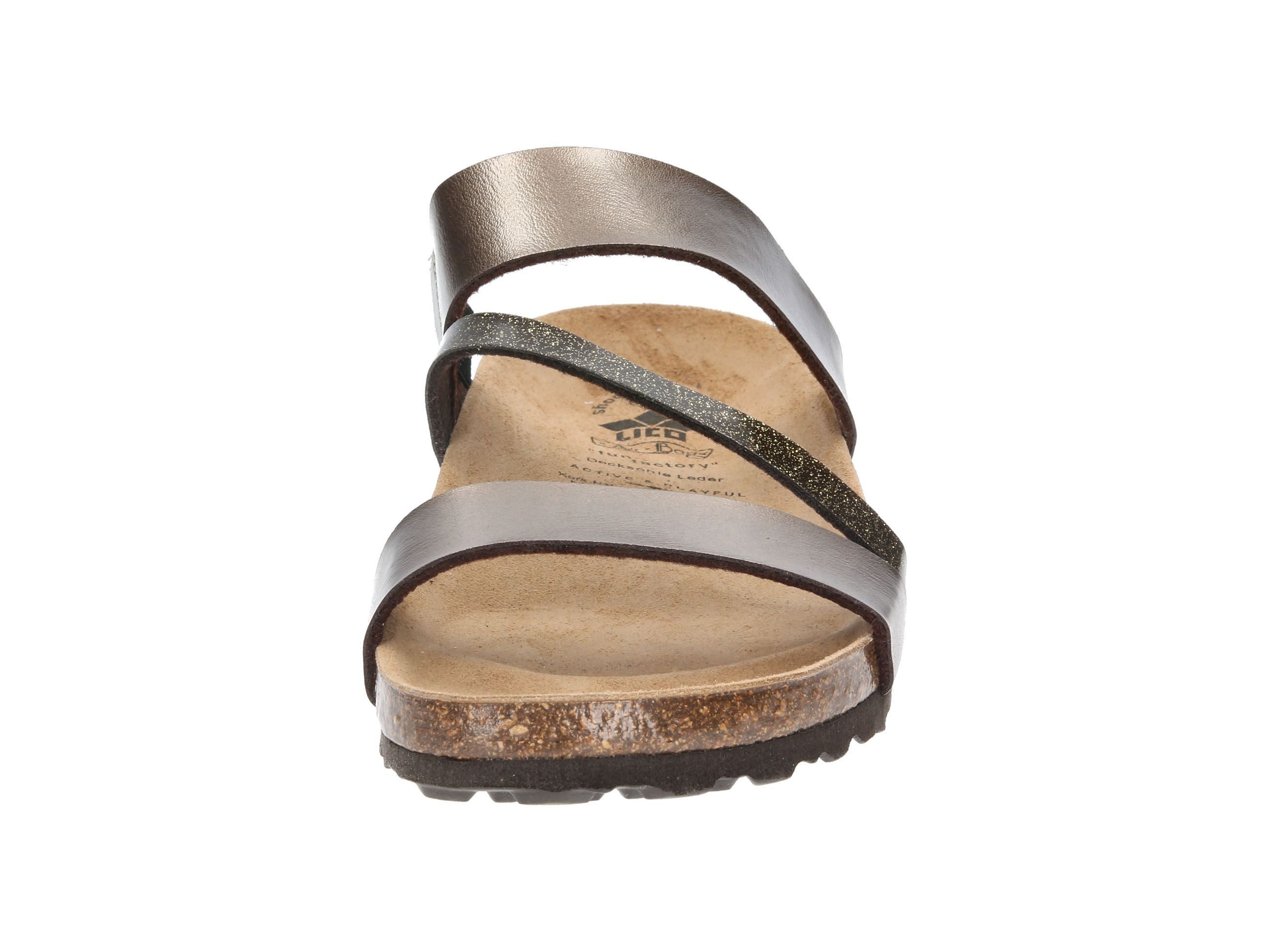 Lico Pantolette Bioline Glitter Hausschuh