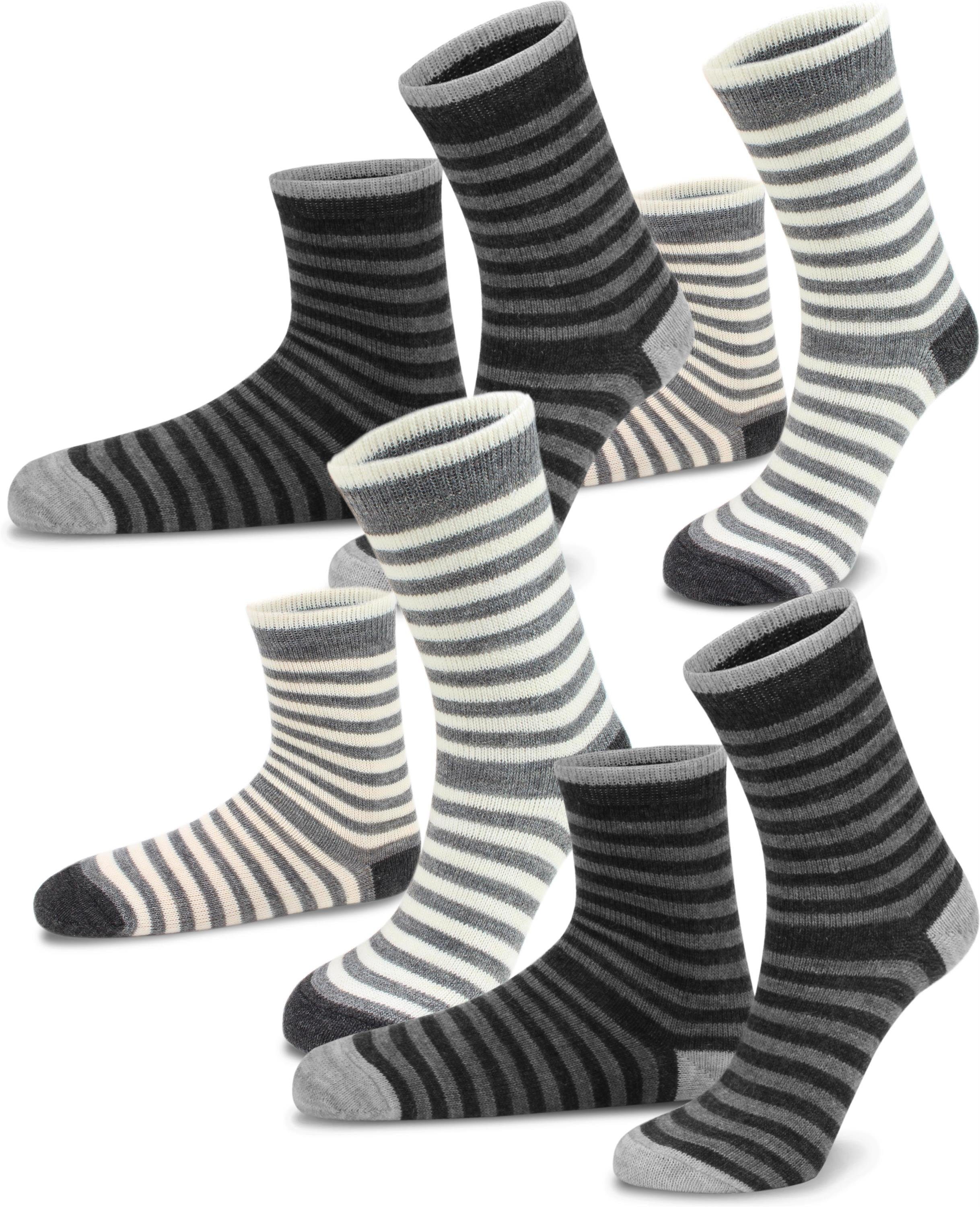 normani Basicsocken 2 Paar Kinder Alpaka Socken (2 Paar) wärmend dank hohem Wollanteil