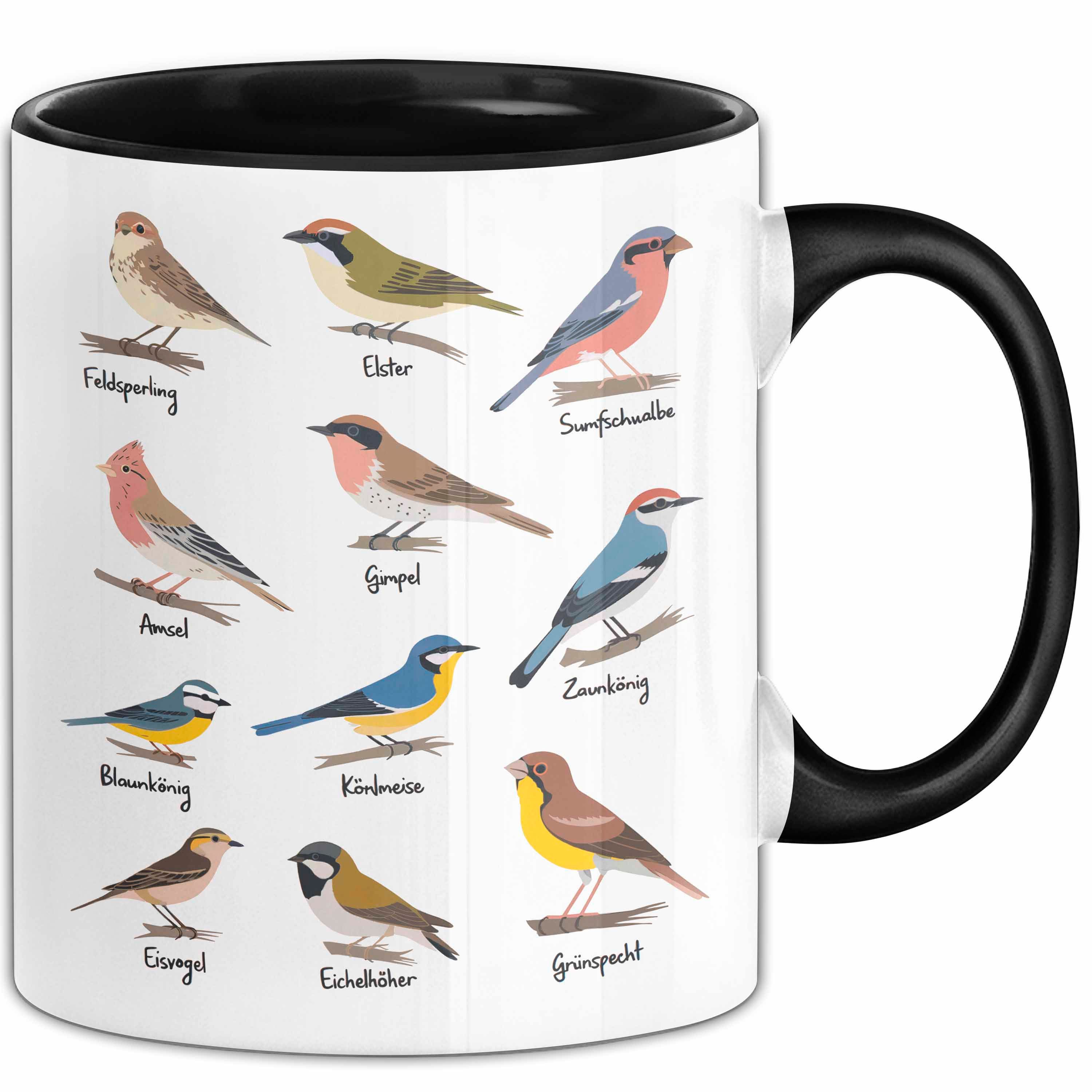 Trendation Tasse Garten Vögel Tasse Geschenk Lustige Geschenkidee Spruch