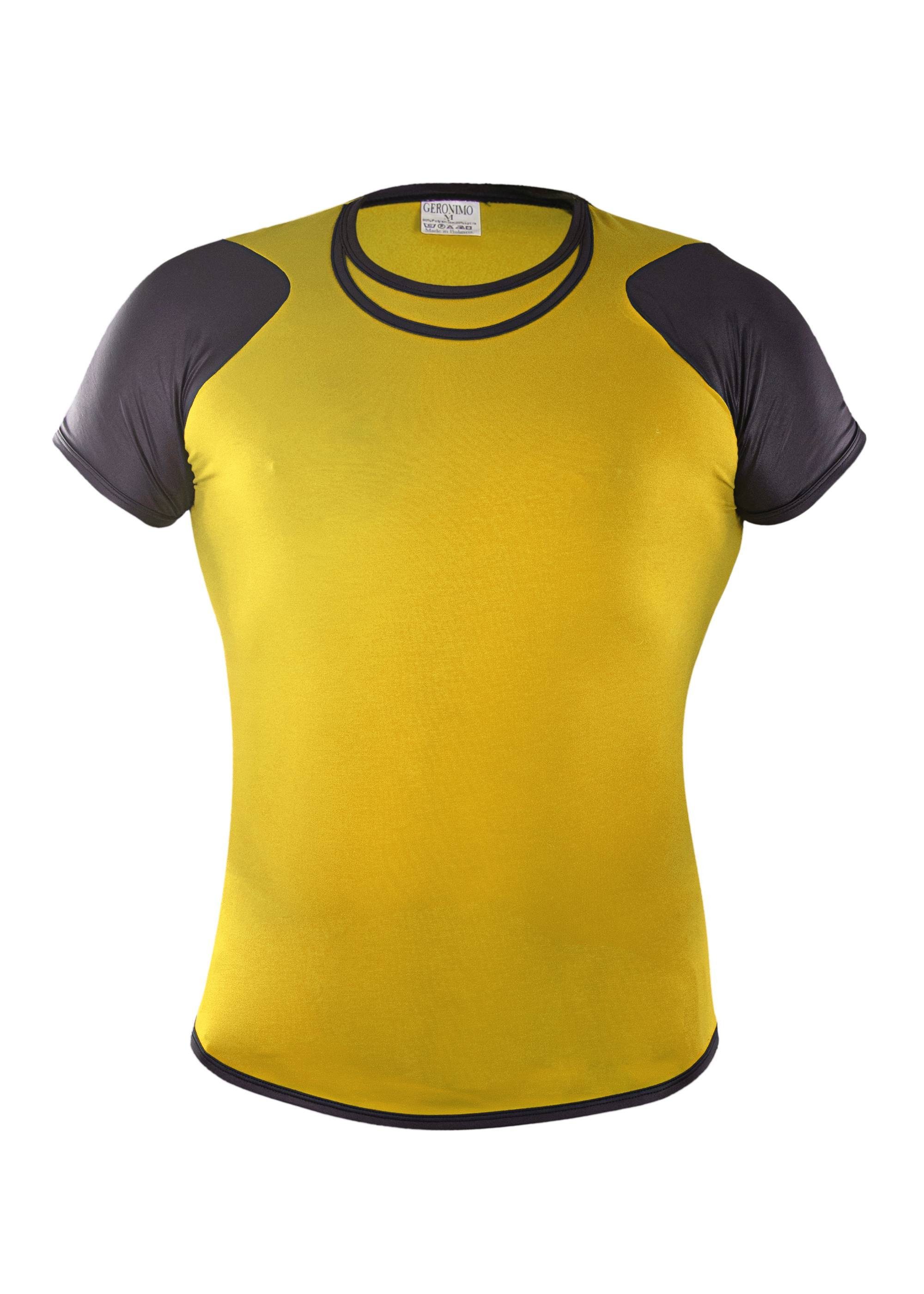 or Yellow Geronimo Zipp Erotic T-Shirt T-Shirt (Baumwolle) Push