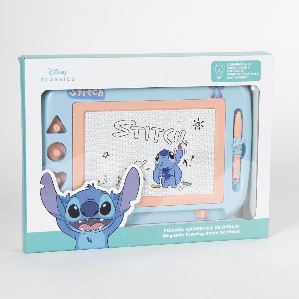Cerda Magnettafel Disney Stitch Magnettafel Set Schreibwaren-Set Kreativset für Kinder – Bild 4 von 5