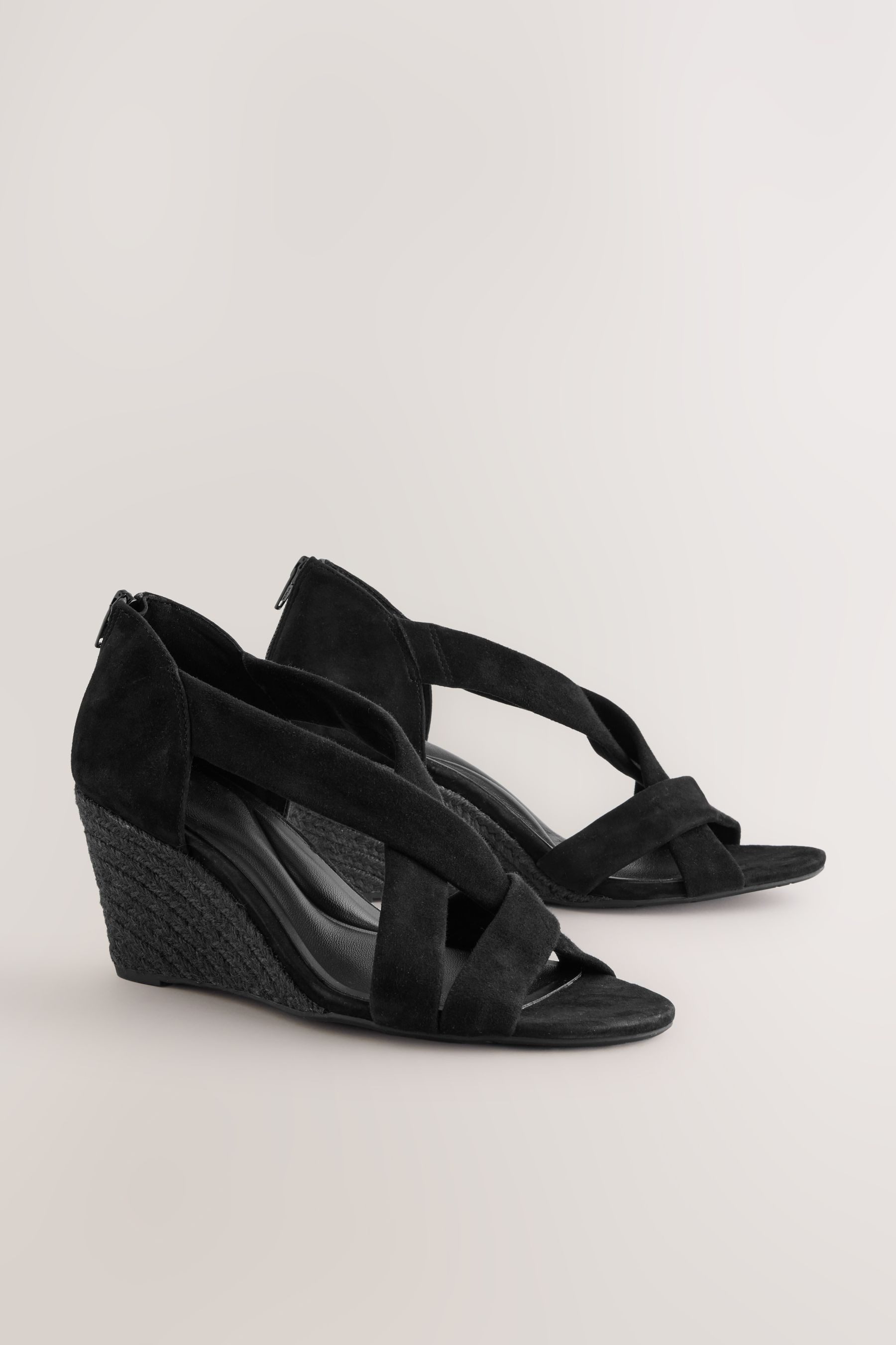 Next Forever Comfort® Espadrilles-Wedges, Premium-Leder Keilpumps (1-tlg) günstig online kaufen