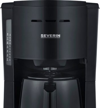 Severin Filterkaffeemaschine KA 9306, 1l Kaffeekanne, Papierfilter 1x4, Thermokanne mit Durchbrühdeckel