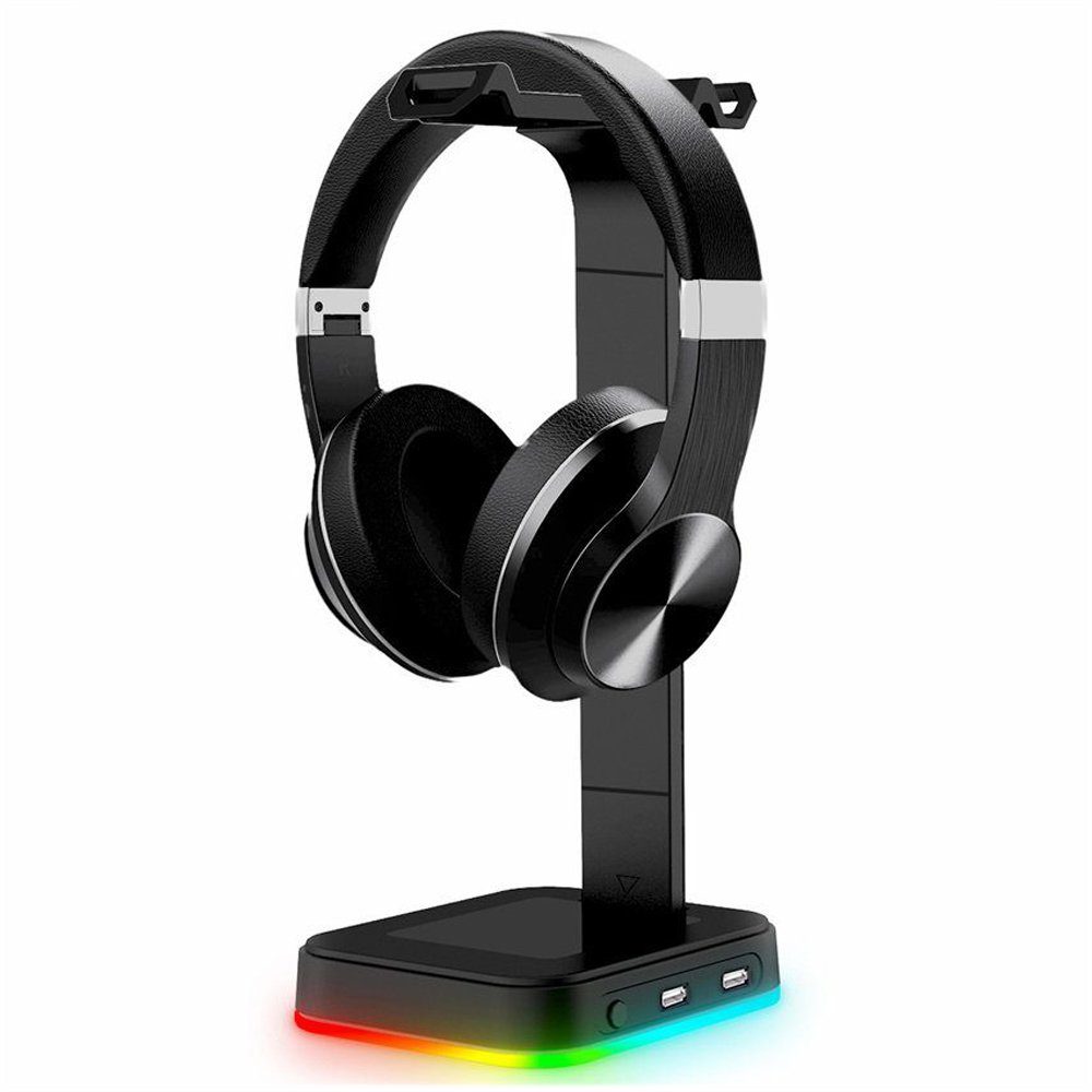 SCRTD RGB USB-Anschlüsse (RGB Ständer) Kopfhörer Ständer, Kopfhörer kopfhörerständer Kopfhörerständer, mit Stabil
