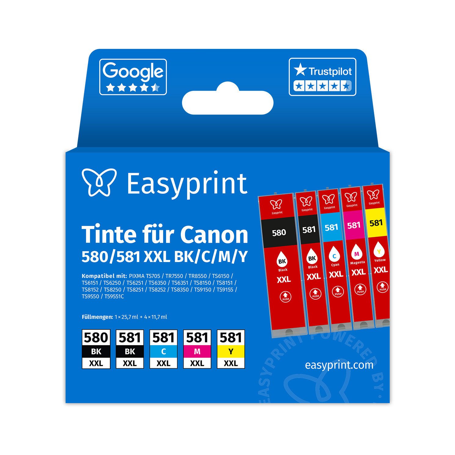 Easyprint Tintenpatrone (6-tlg)