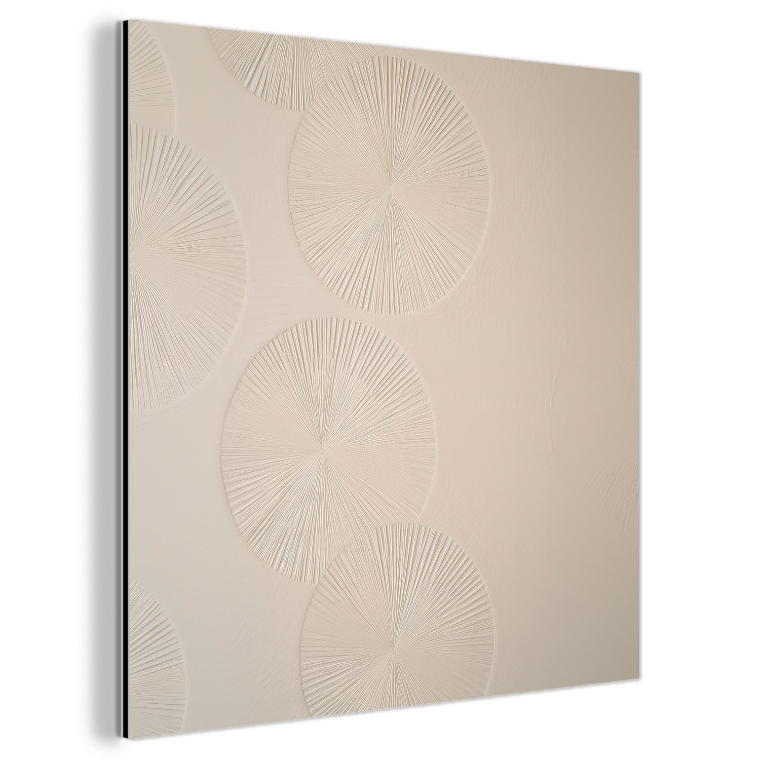 MuchoWow Metallbild Japandi - Beige - günstig online kaufen