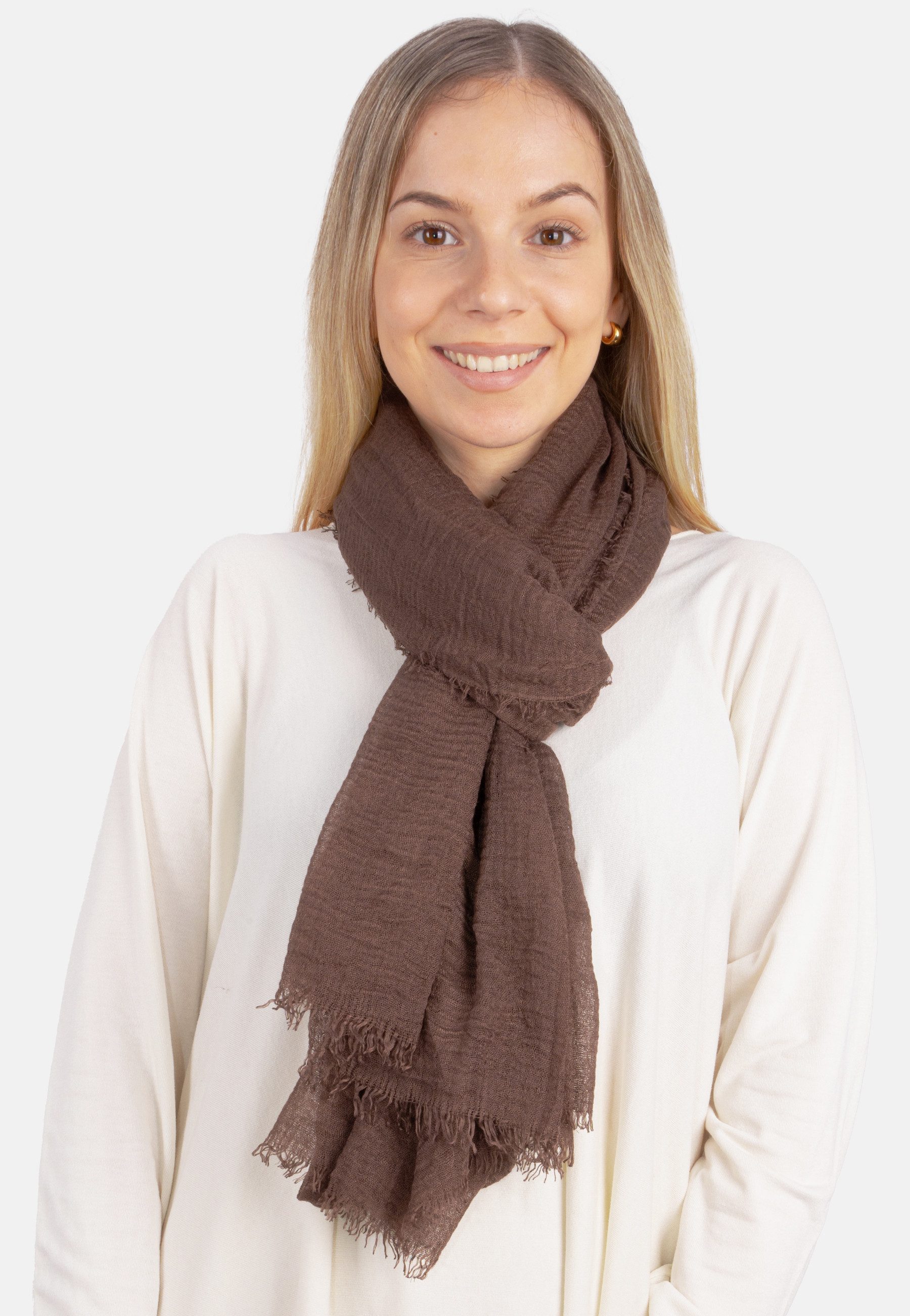 Seasons of April Schal Isabella Schal, Dünner, leichter und weicher Uni Dam günstig online kaufen