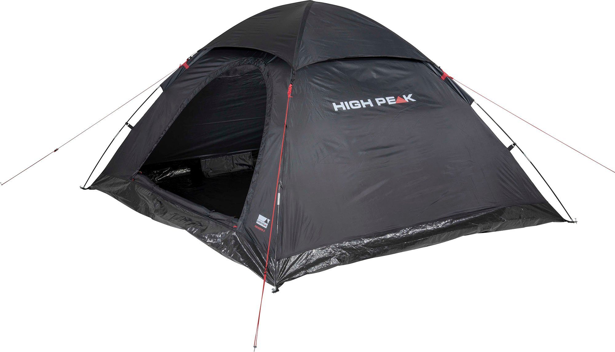 High Peak Kuppelzelt Zelt Monodome XL, Personen: 4 (mit Transporttasche)