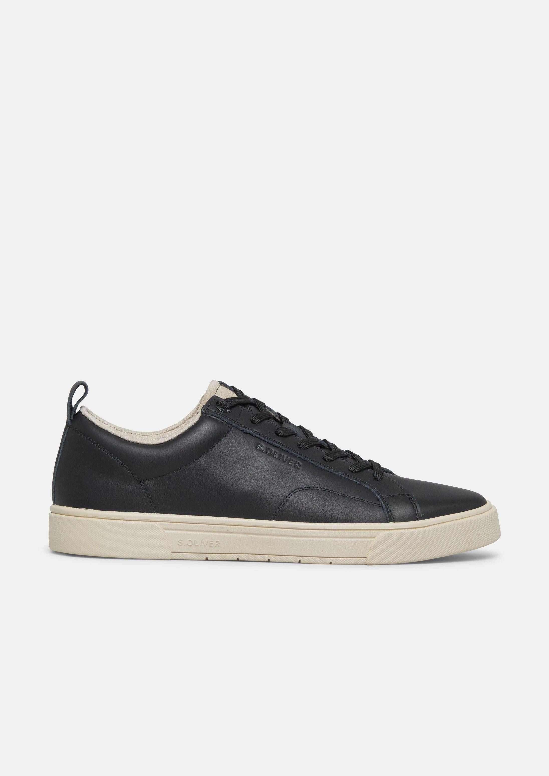 s.Oliver Sneakers Sneaker Leder-Sneaker mit Schnürung