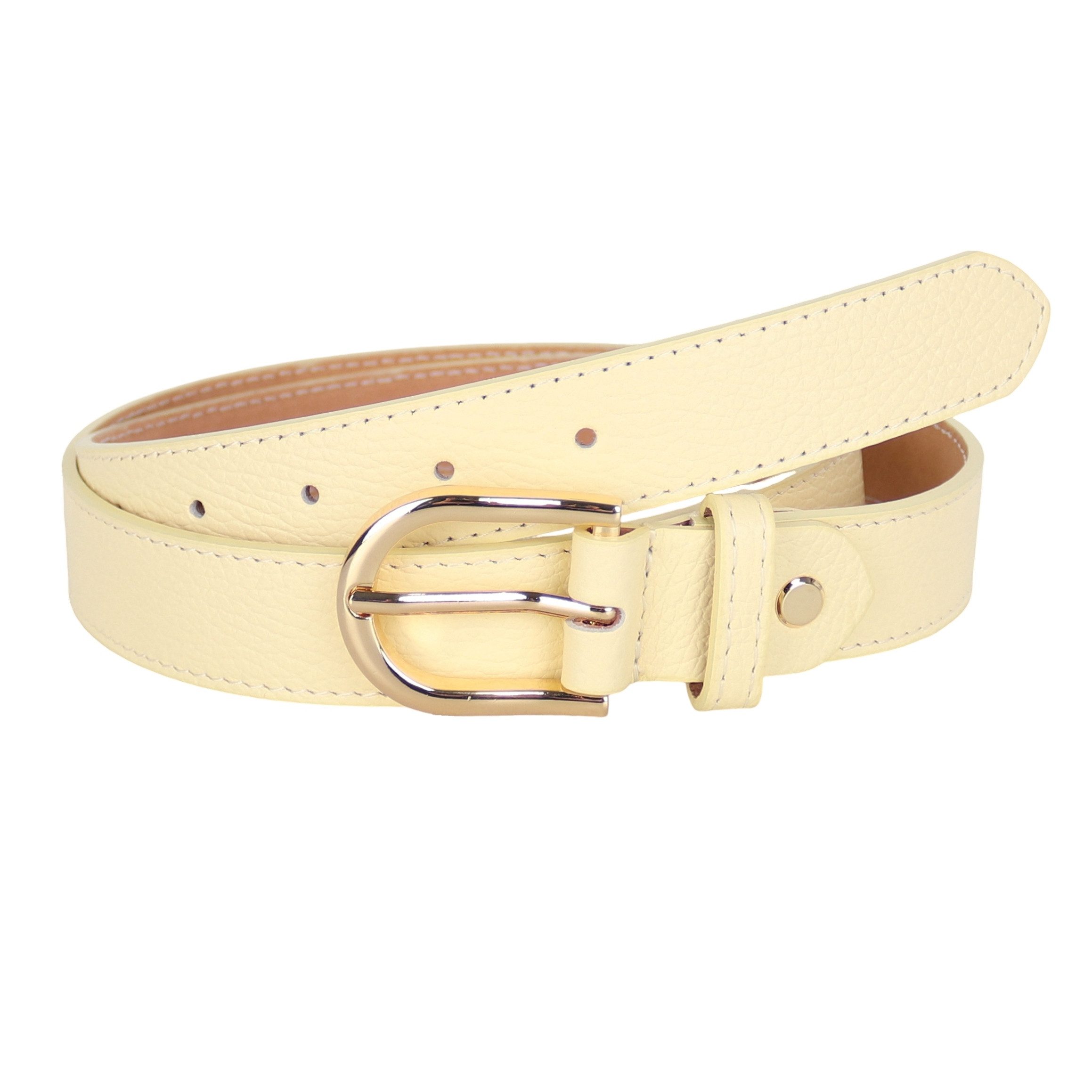 MIRROSI Ledergürtel Damen Herren Gürtel, Made in Italy, 3cm breit (Passt fast zu jeder Hosenschlaufe, aus Echtem Leder)