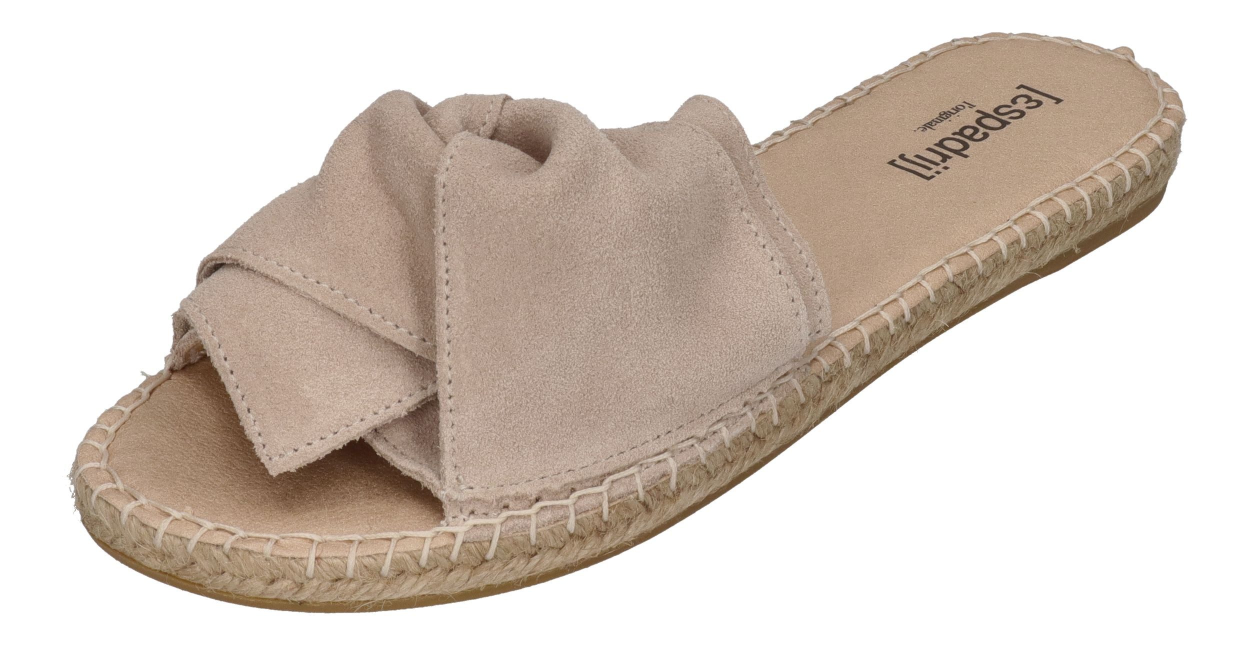 espadrij l´originale PLAGE BOUCLE VELOUR Keilpantolette Beige