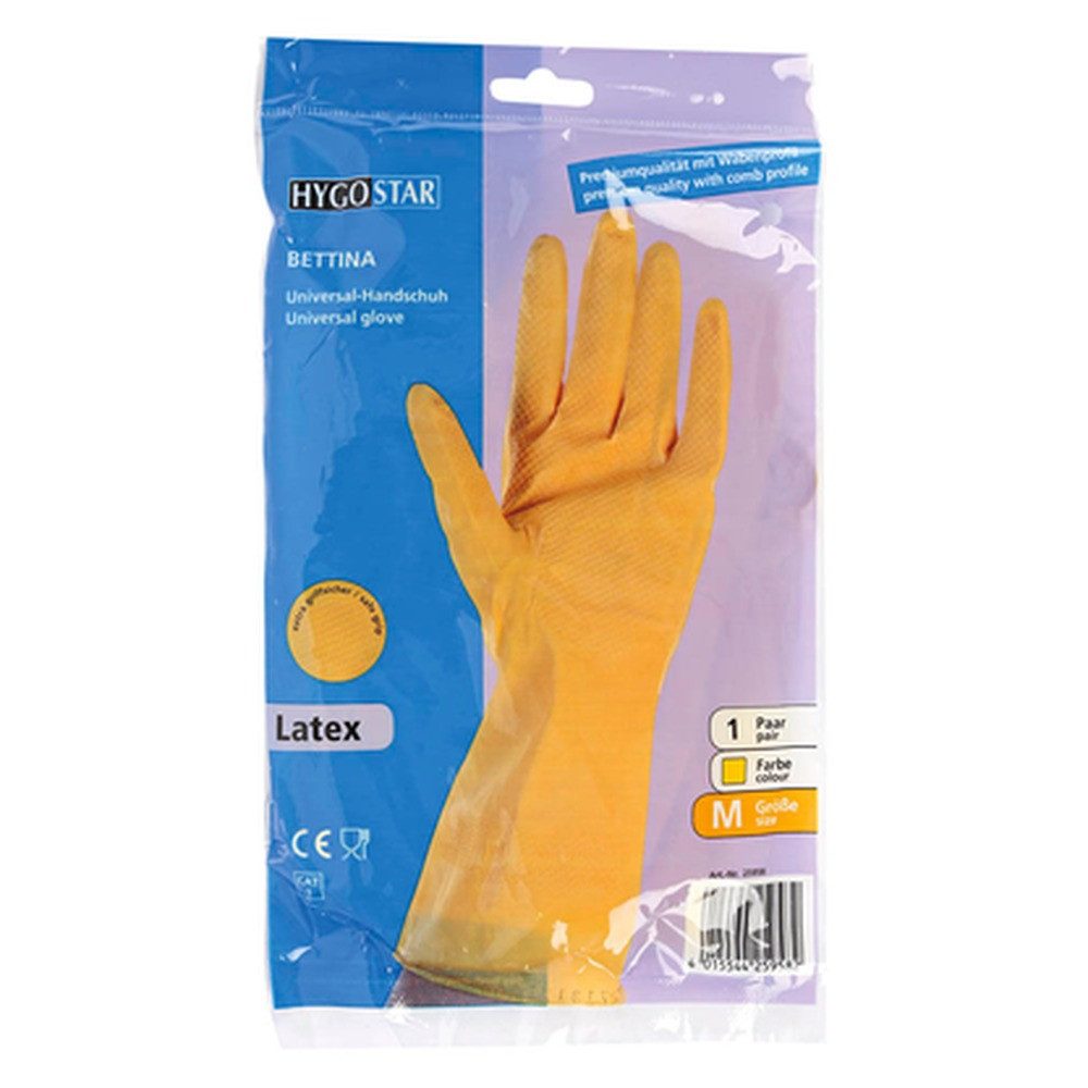 HYGOSTAR Putzhandschuh Gummihandschuhe Bettina
