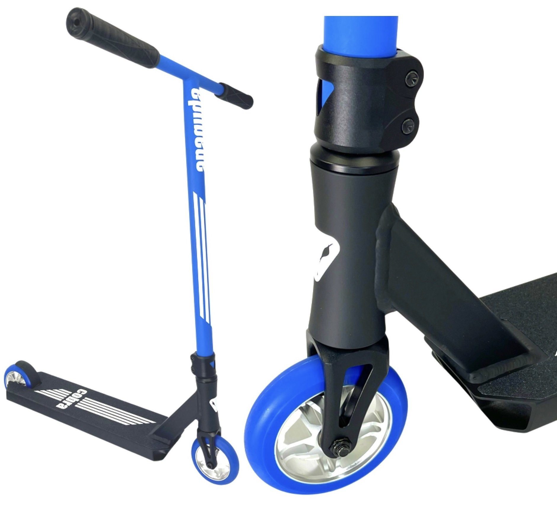 Anaquda Stuntscooter Anaquda Cobra StuntScooter H=85cm blau/schwarz