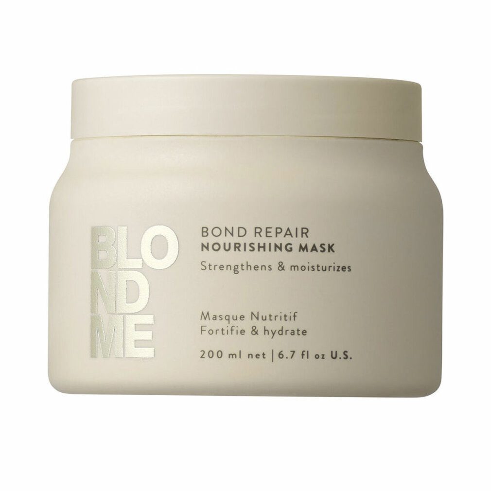 Schwarzkopf Haarmaske BLONDME BOND REPAIR Pflegebehandlung 200 ml