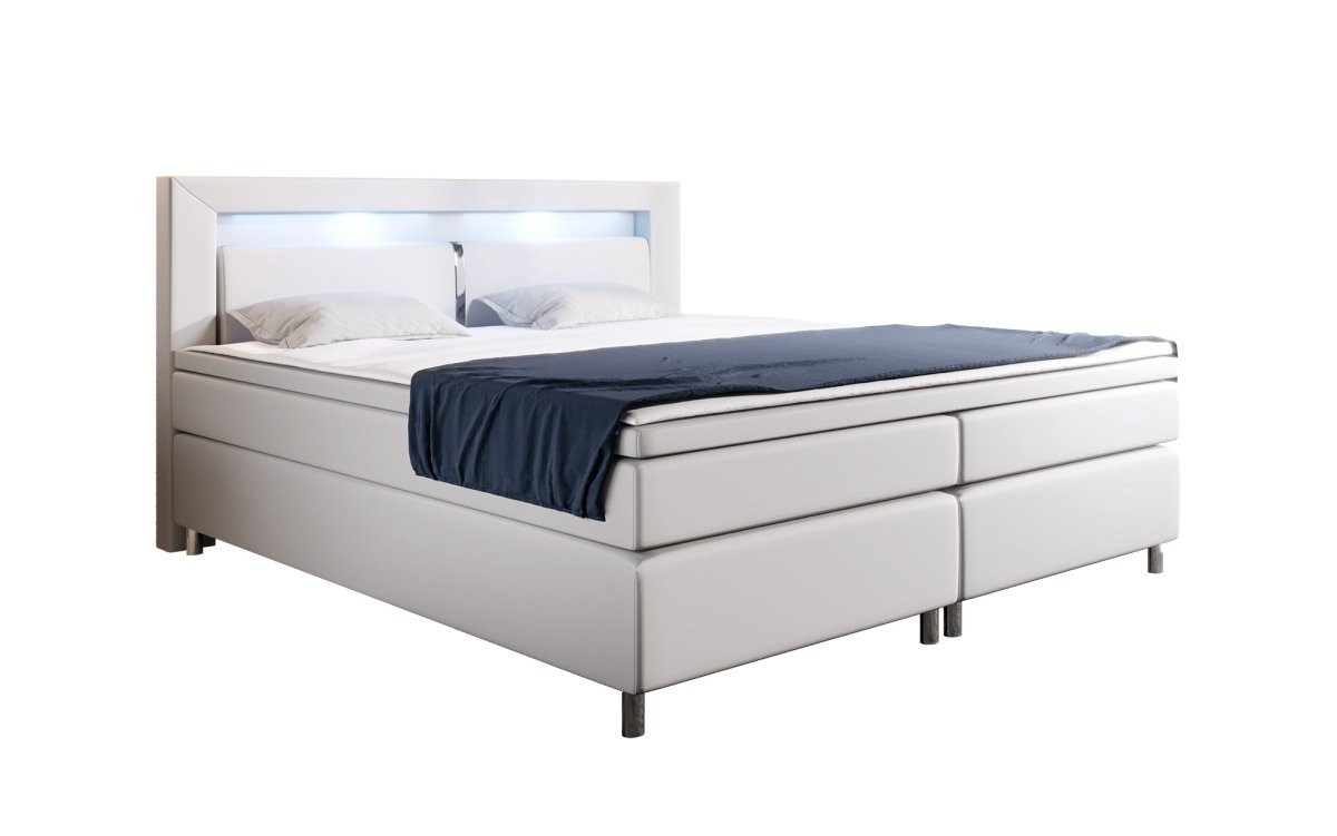 Luxusbetten24 Boxspringbett Hypnos, mit LED-Beleuchtung