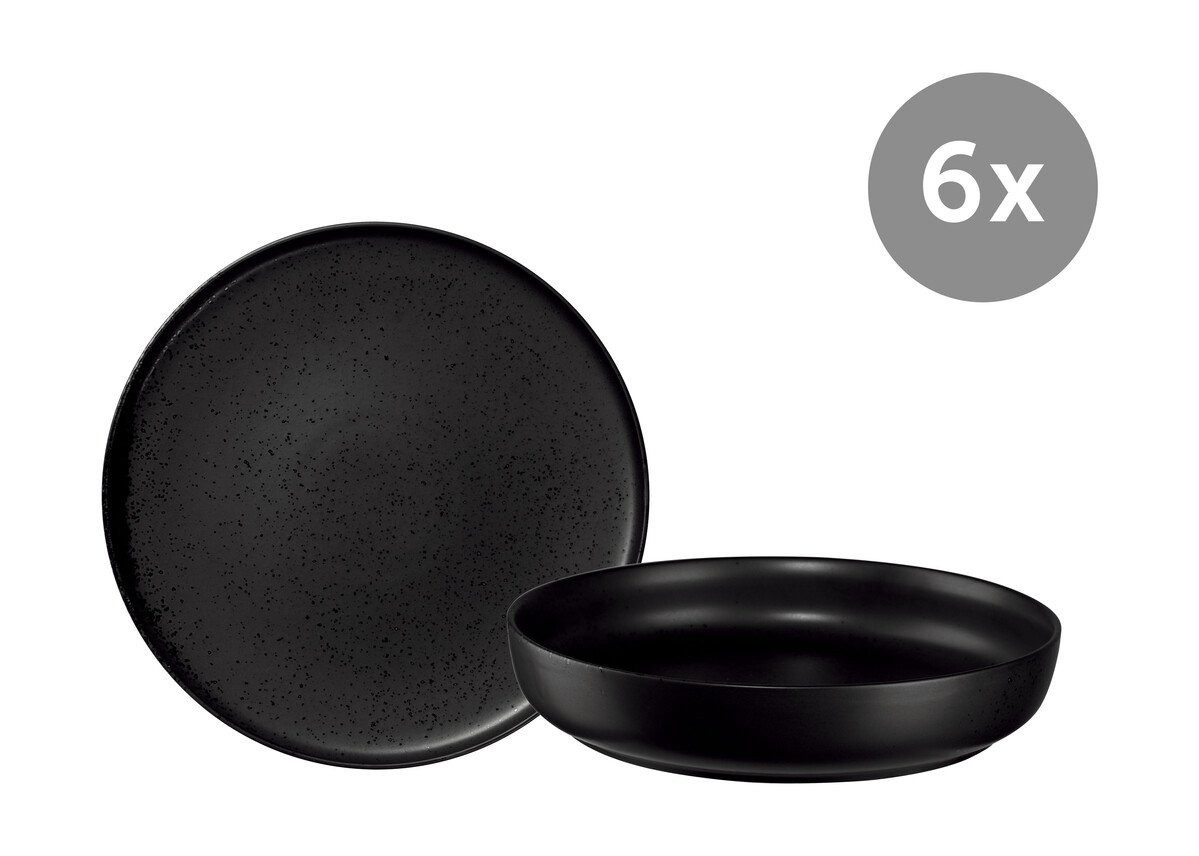 ASA SELECTION Geschirr-Set Set ASA Speiseteller und Suppenteller 12-tlg., Porzellan