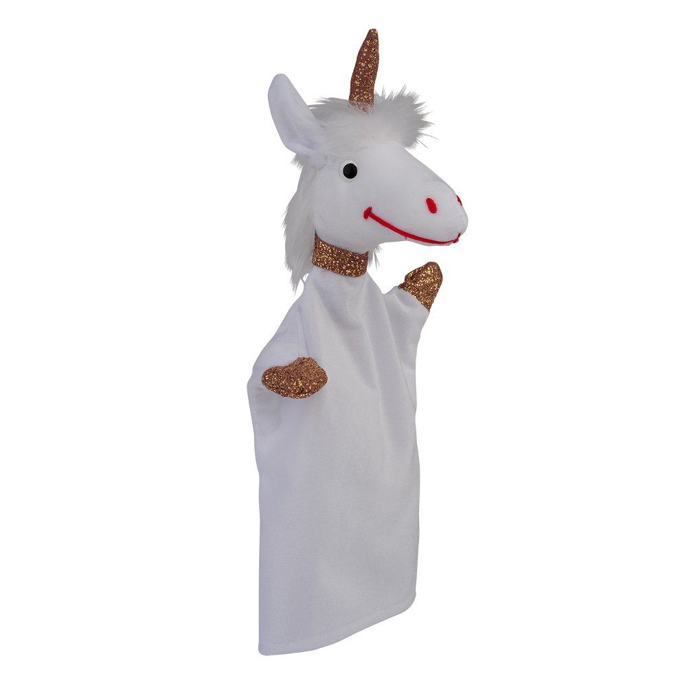 Kersa Handpuppe Handpuppe  Einhorn "Roxy" 33cm 14068 Kersa (Packung), Sehr gut geeignet um Geschichten zu erzählen