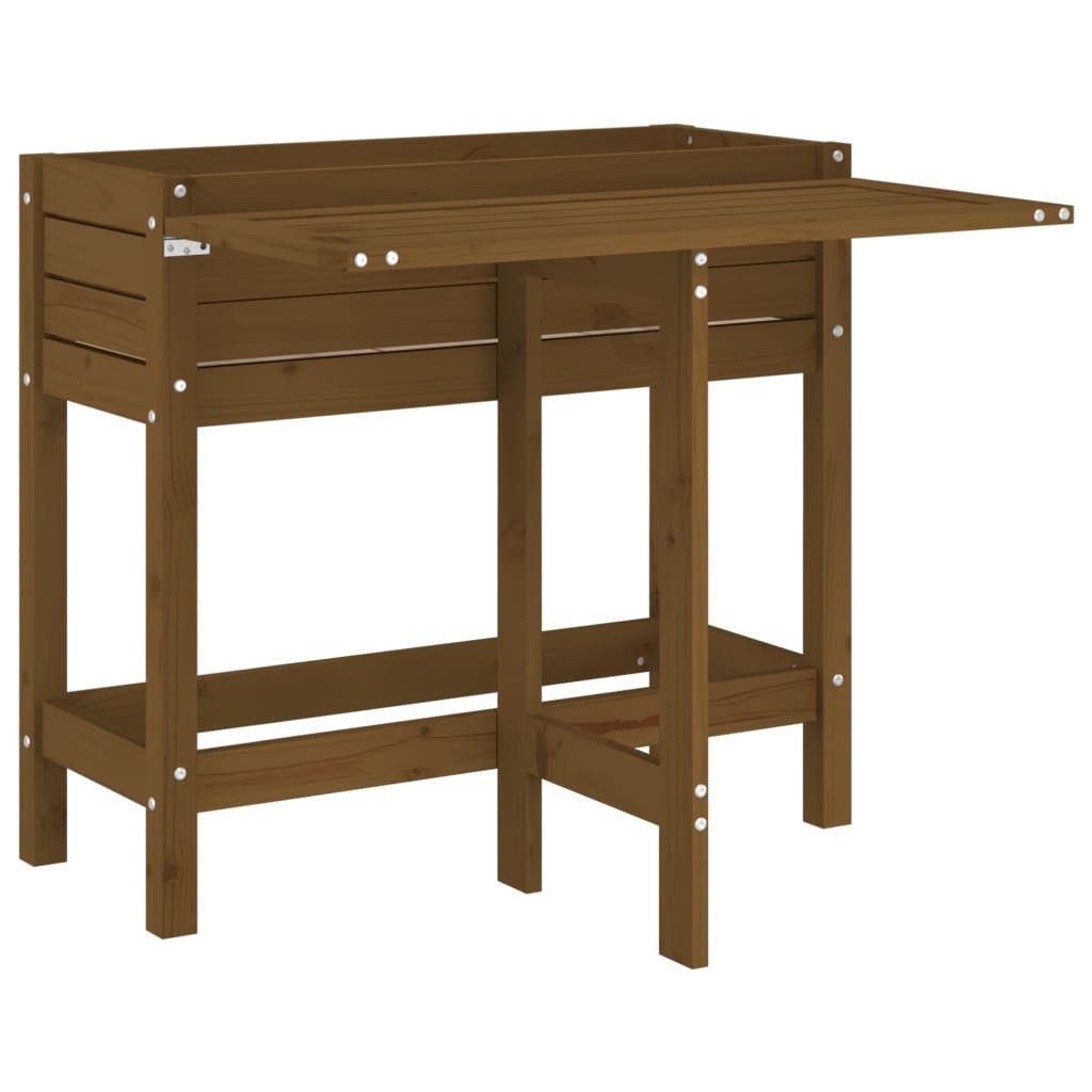 vidaXL Blumentopf Pflanzkasten mit Klappbarer Tischplatte günstig online kaufen