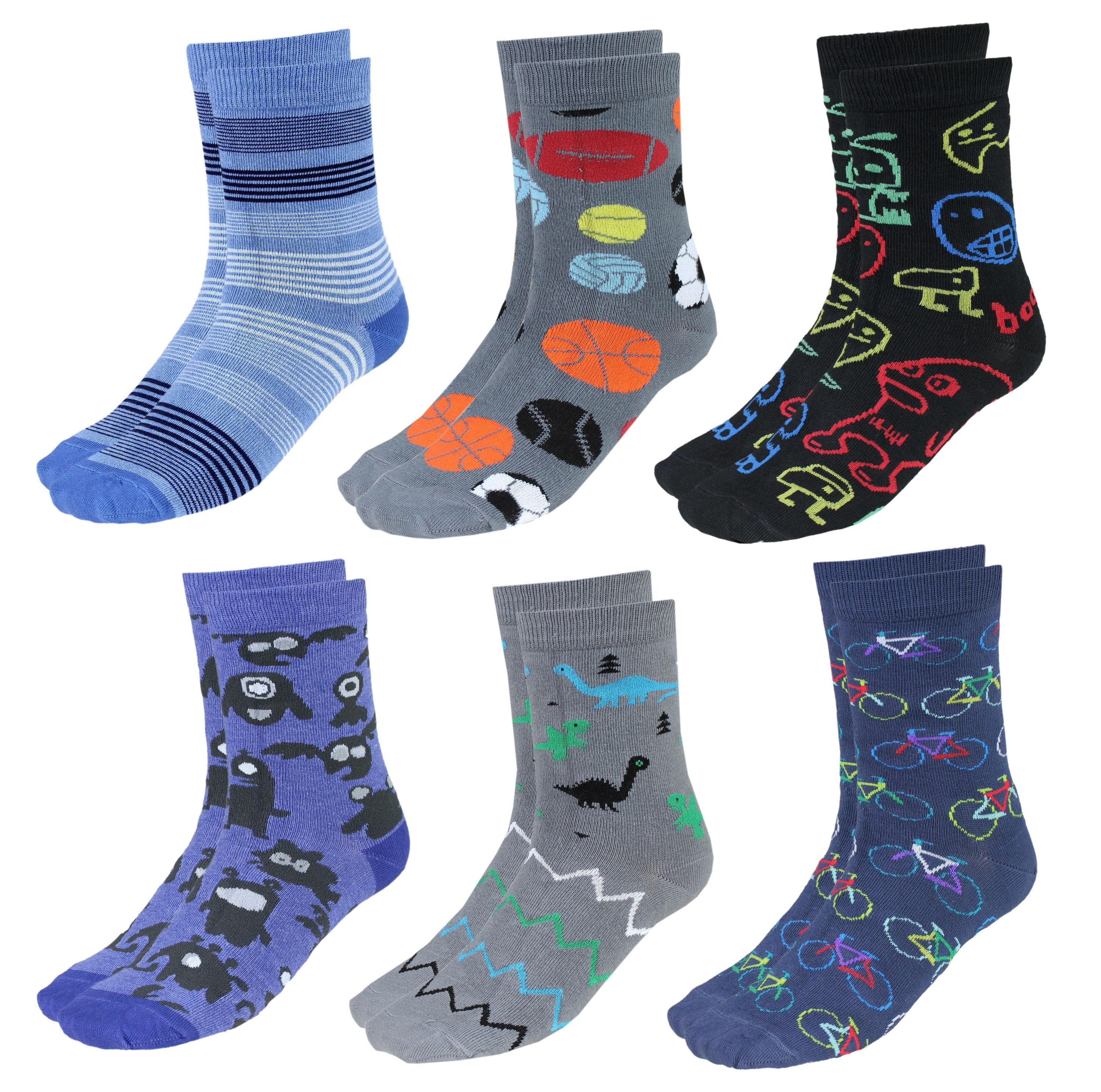 Freizeitsocken TupTam Kinder Socken Bunt Gemustert 6er Pack für Mädchen und Jungen