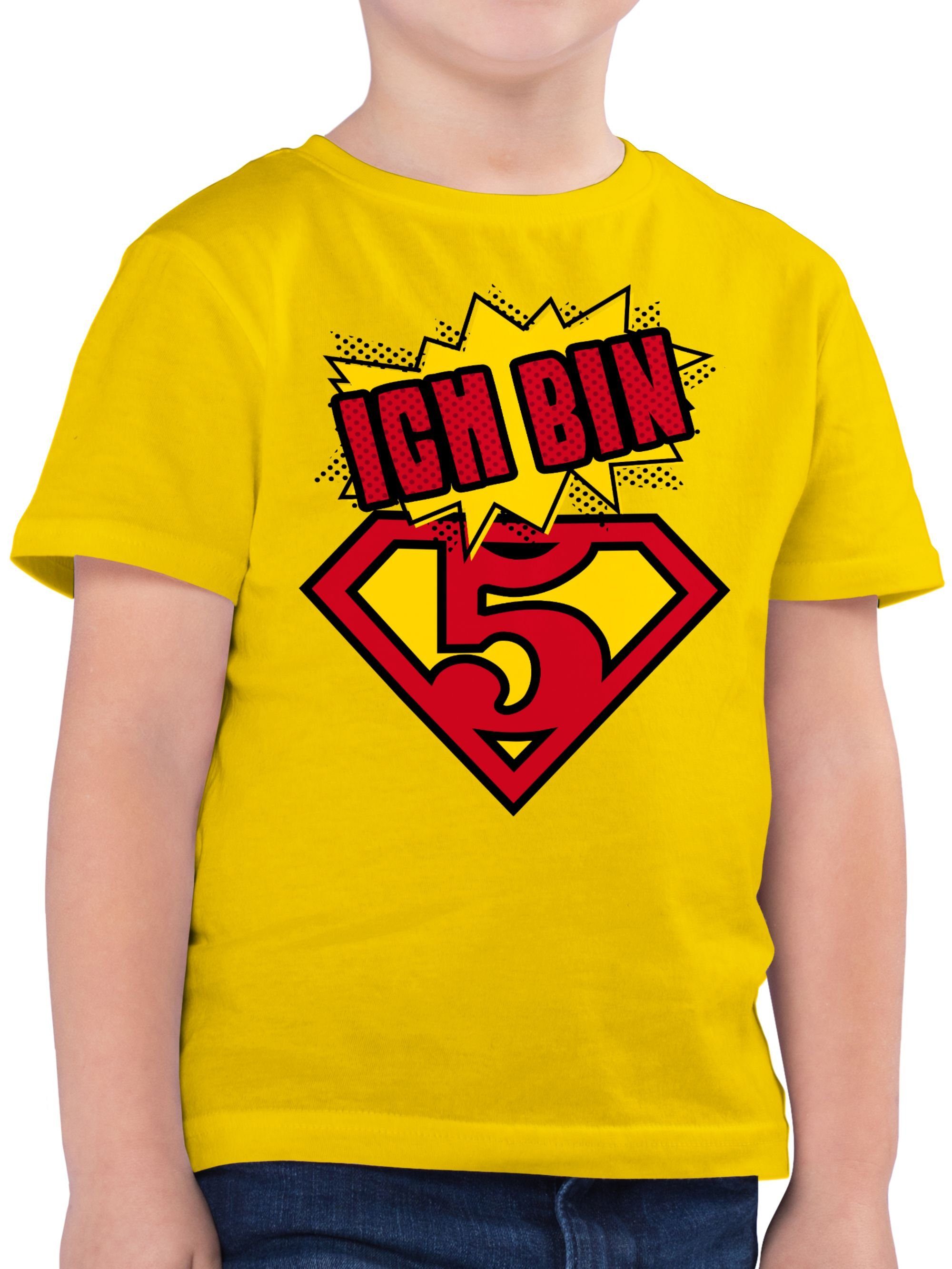 T-Shirt Ich bin fünf Superheld