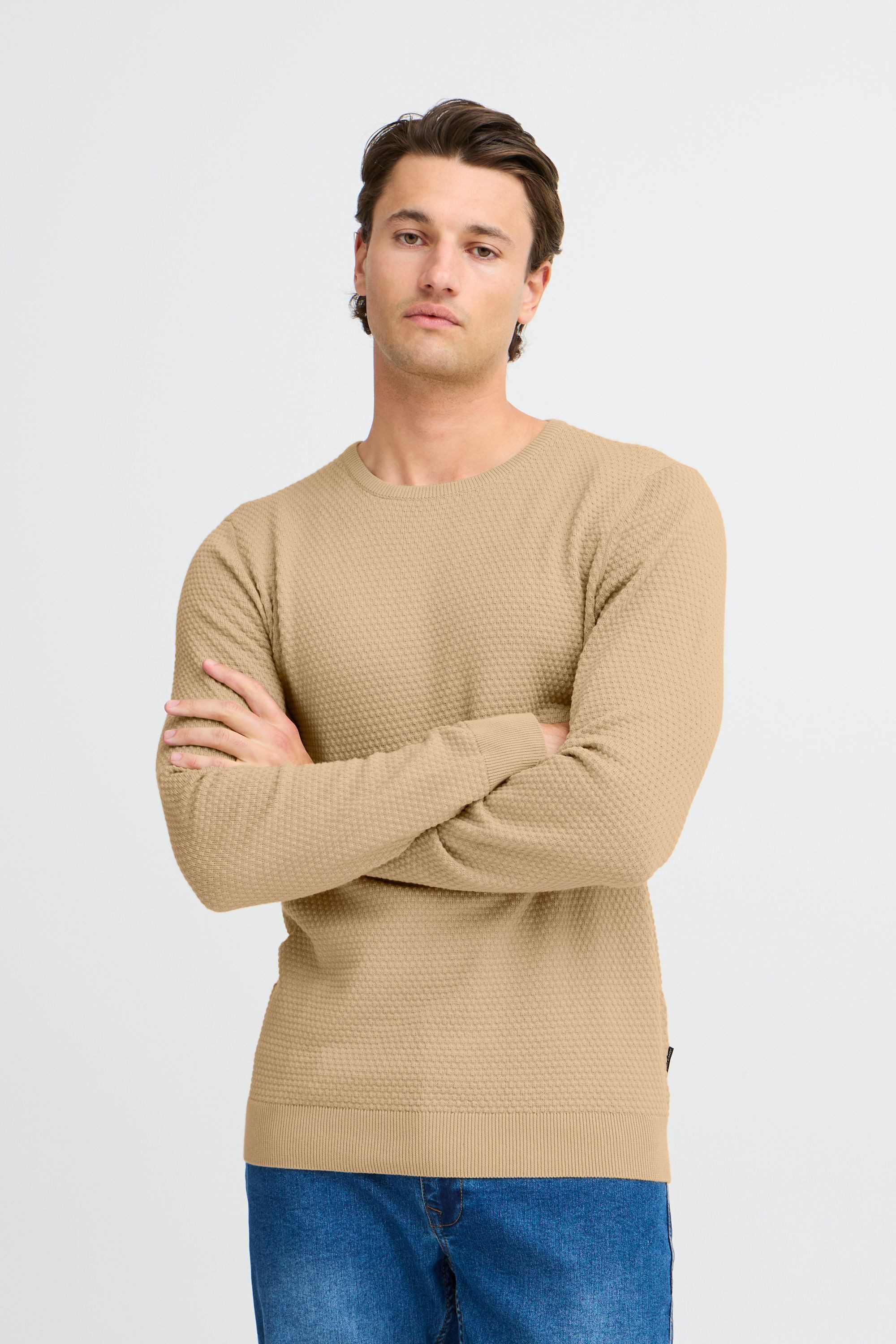 Blend Strickpullover BHREDHILL CREW NECK KNIT NOOS Stilvoller Strickpullove günstig online kaufen