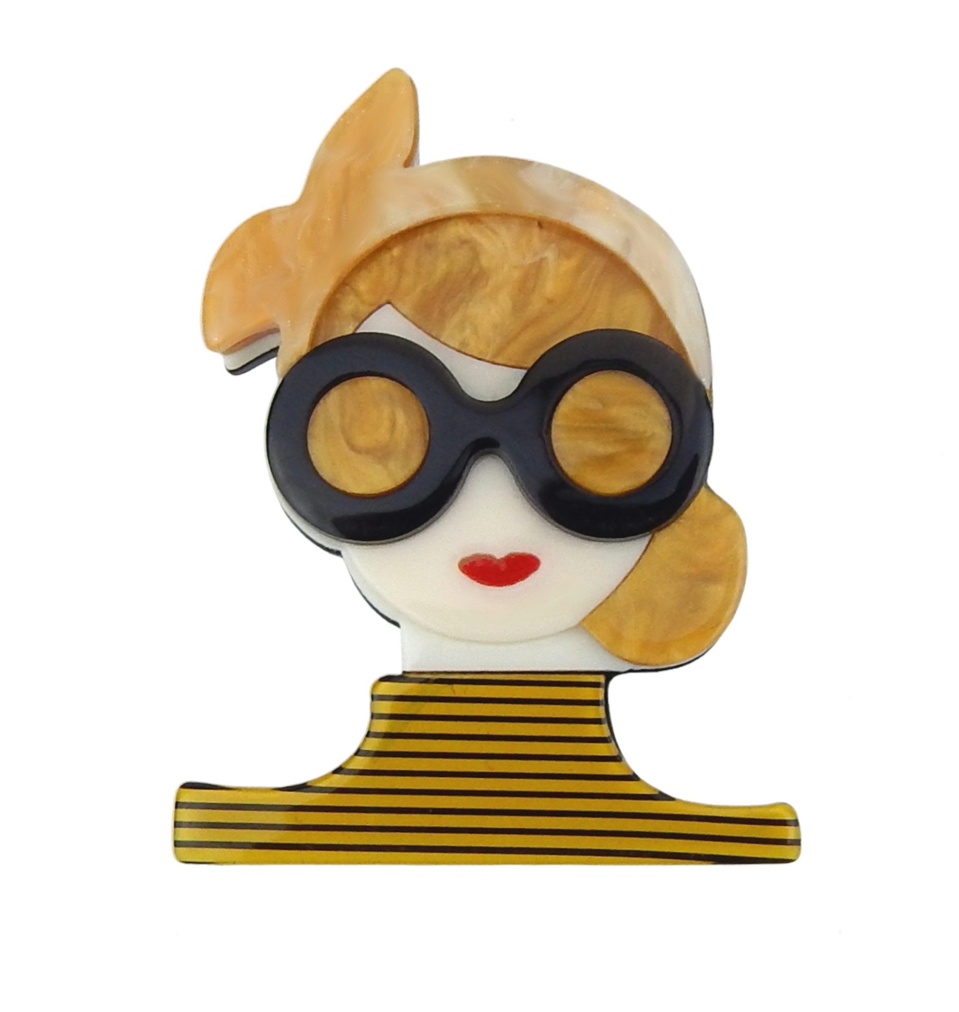 Ella Jonte Anstecknadel, Brosche Frau Rockabella günstig online kaufen
