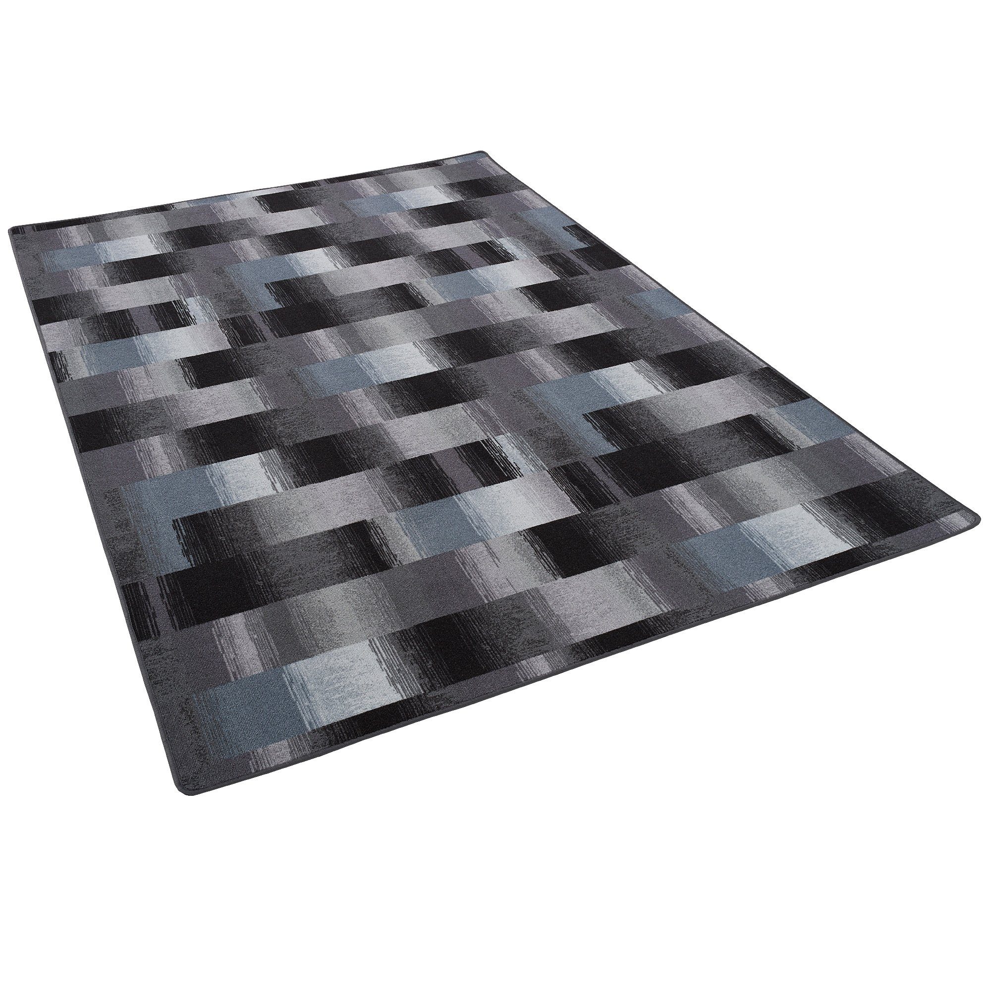 Snapstyle Designteppich Designer Velour Teppich Mystic Karo, Eckig, Höhe: 6 mm – Bild 5 von 5