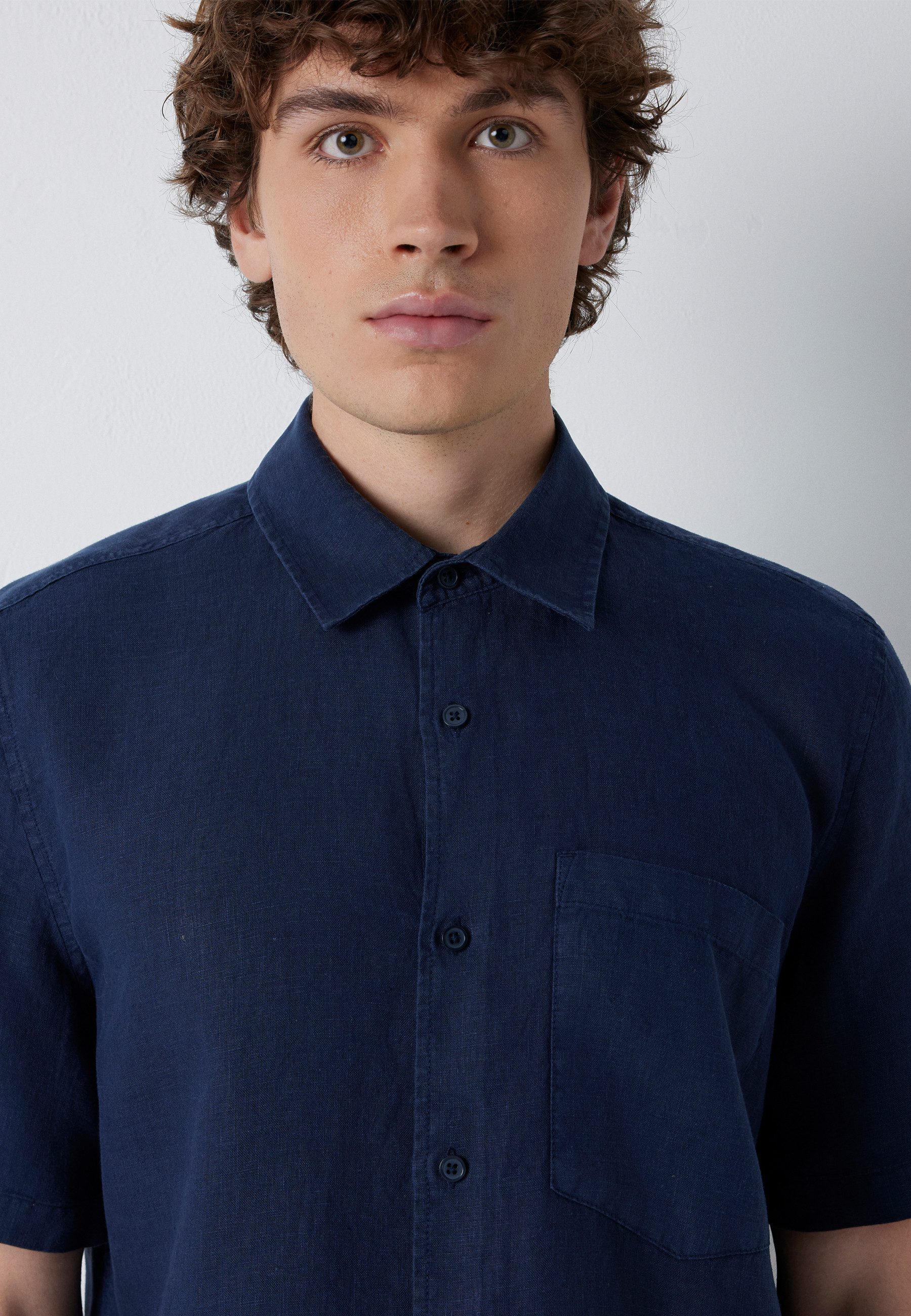Mavi Kurzarmhemd SHORT SLEEVE SHIRT Leinenhemd mit Tasche – Bild 5 von 5