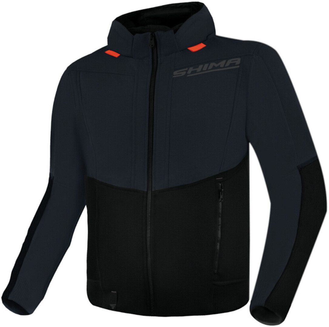 SHIMA Motorradjacke Daybreaker Motorrad Zip Hoodie Rückenprotektor enthalten