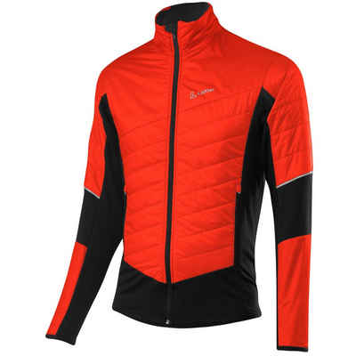 Löffler Outdoorjacke HYBRIDJACKET M PL60 - Herren Isolationsjacke - rot-orange