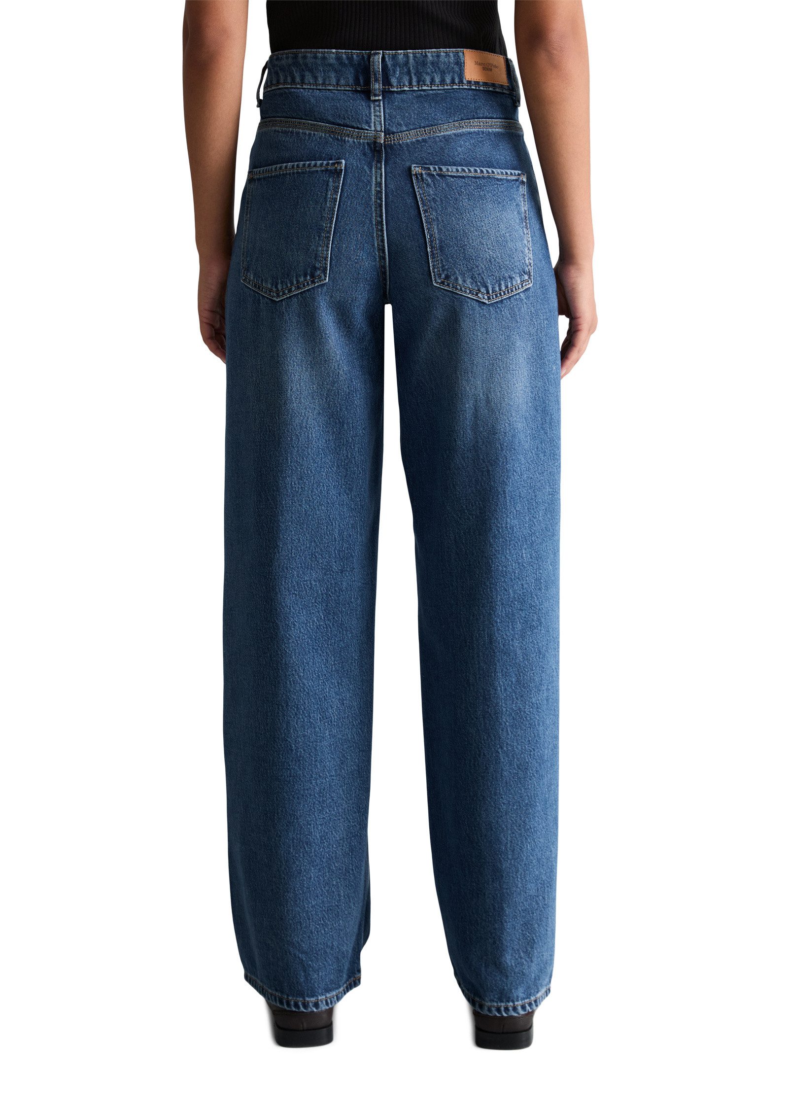 Marc O'Polo DENIM Weite Jeans aus Lyocell-Mix ohne Stretch