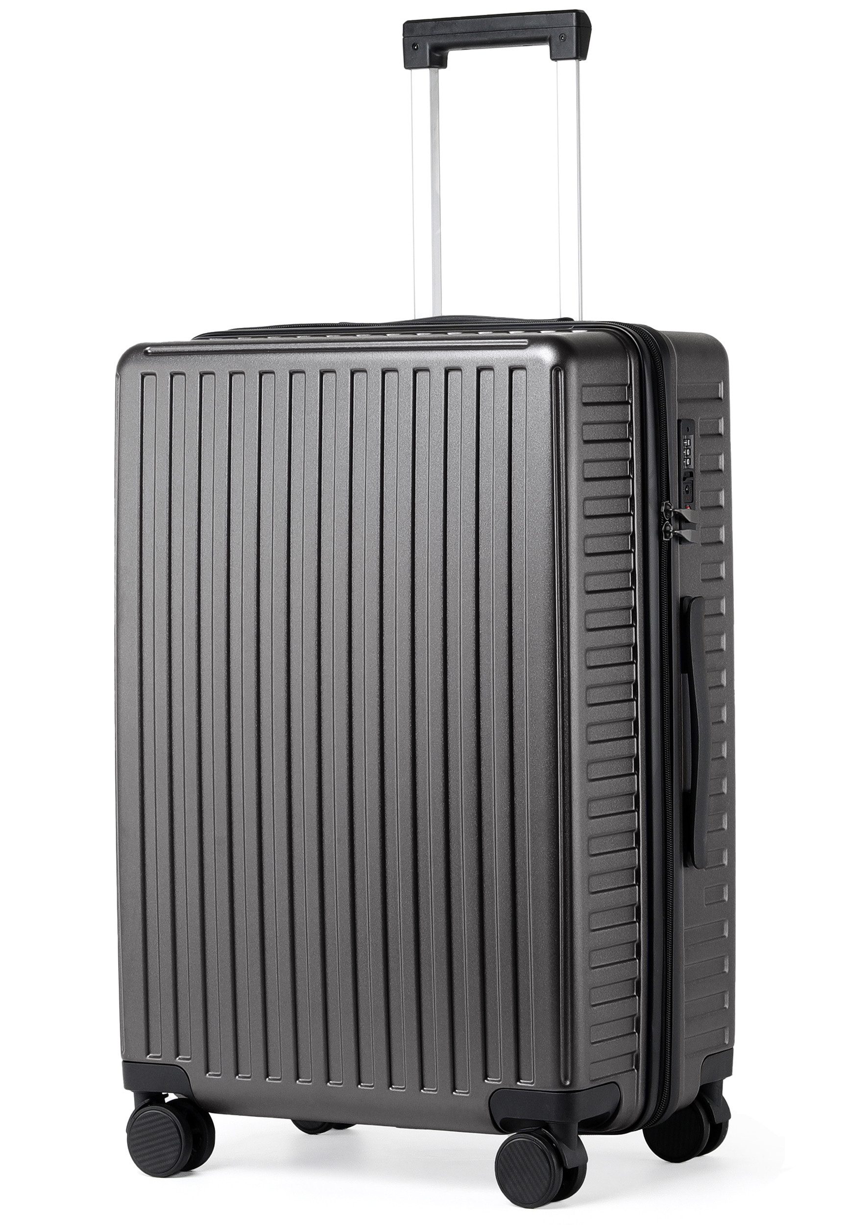 TAN.TOMI Handgepäckkoffer Business-Trolley für Flugzeug, PC Hartschalenkoffer mit Laptopfach, 4 Rollen, Reisetrolley Hartschalenkoffer mit TSA-Schloss