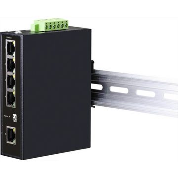 TRU COMPONENTS Industrial-Ethernet-Switch, 5 Ports 100Base-T Netzwerk-Switch