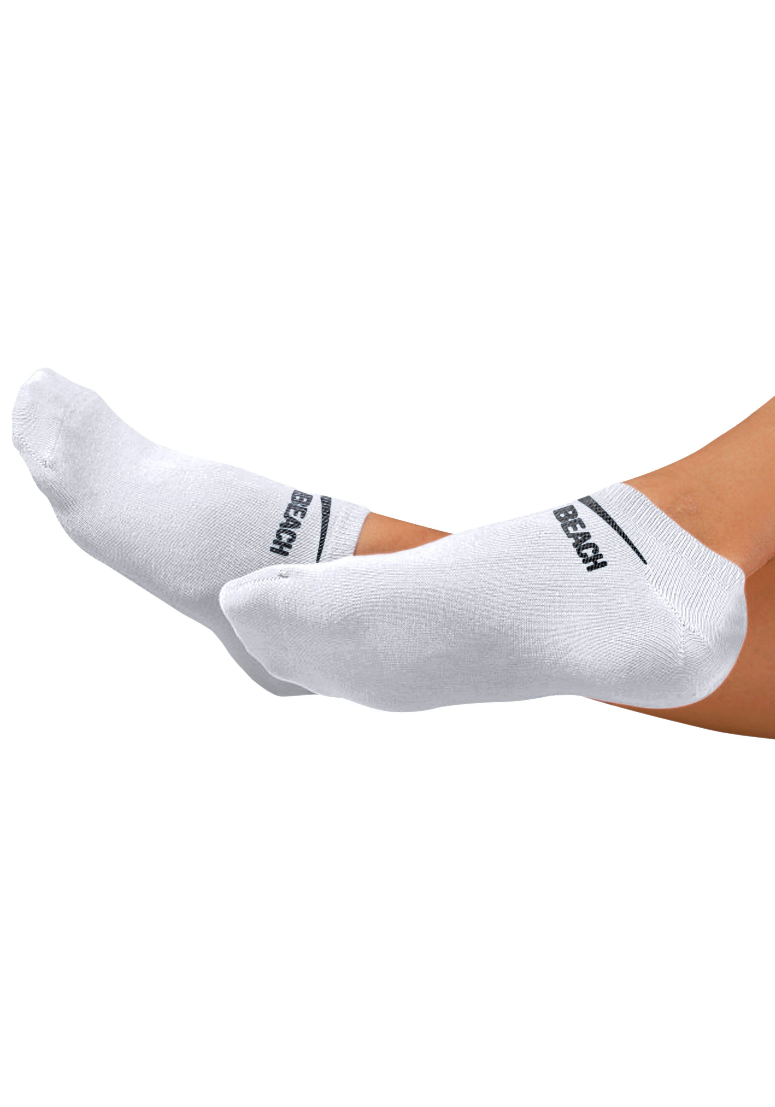 Venice Beach Sneakersocken Damen Kinder Sportsocken, Laufsocken, Kurzsocken (Packung, 6-Paar, Gr. 31-34 bis 39-42) perfekte Passform durch LYCRA-Anteil