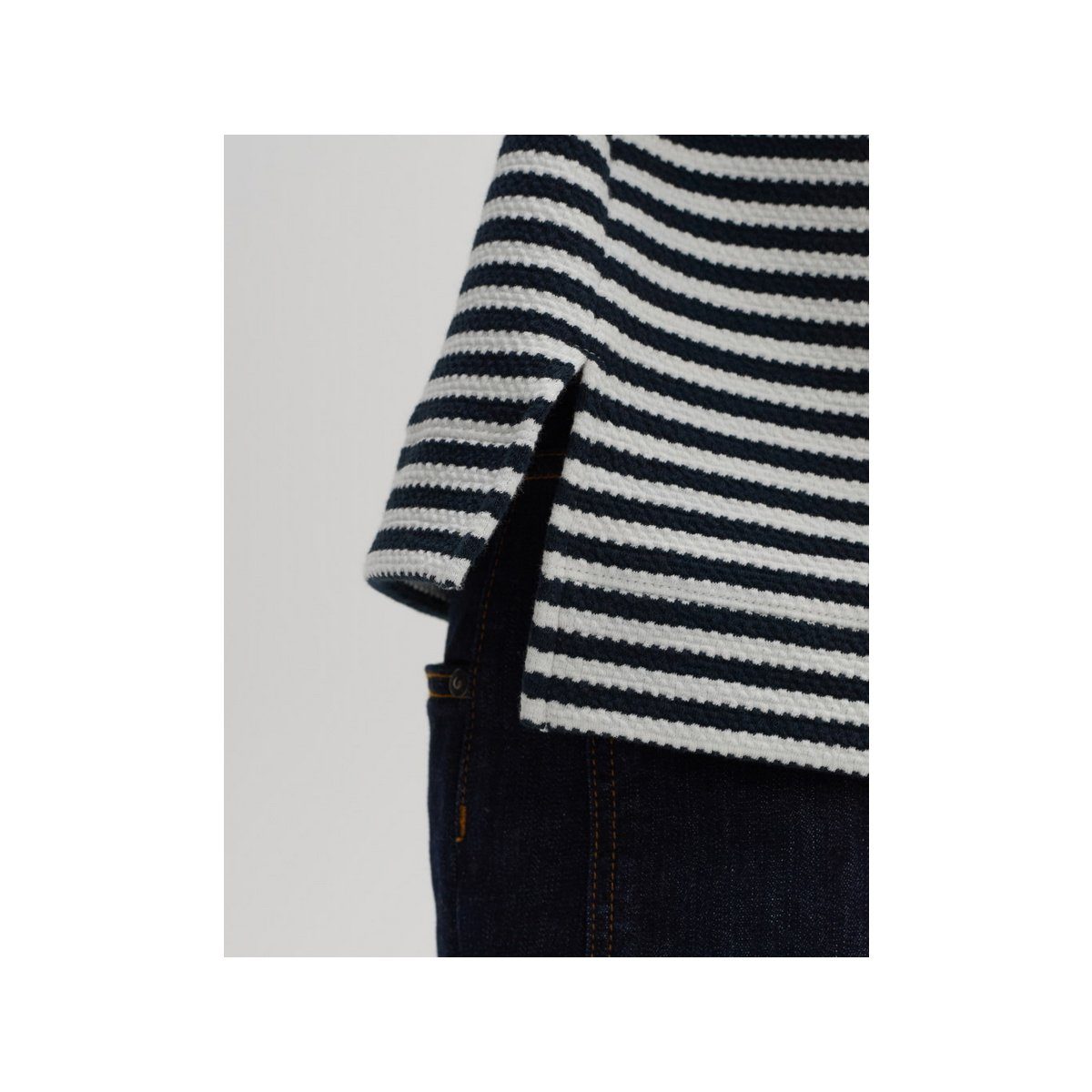 OPUS Sweatshirt dunkel-blau regular fit (1-tlg)
