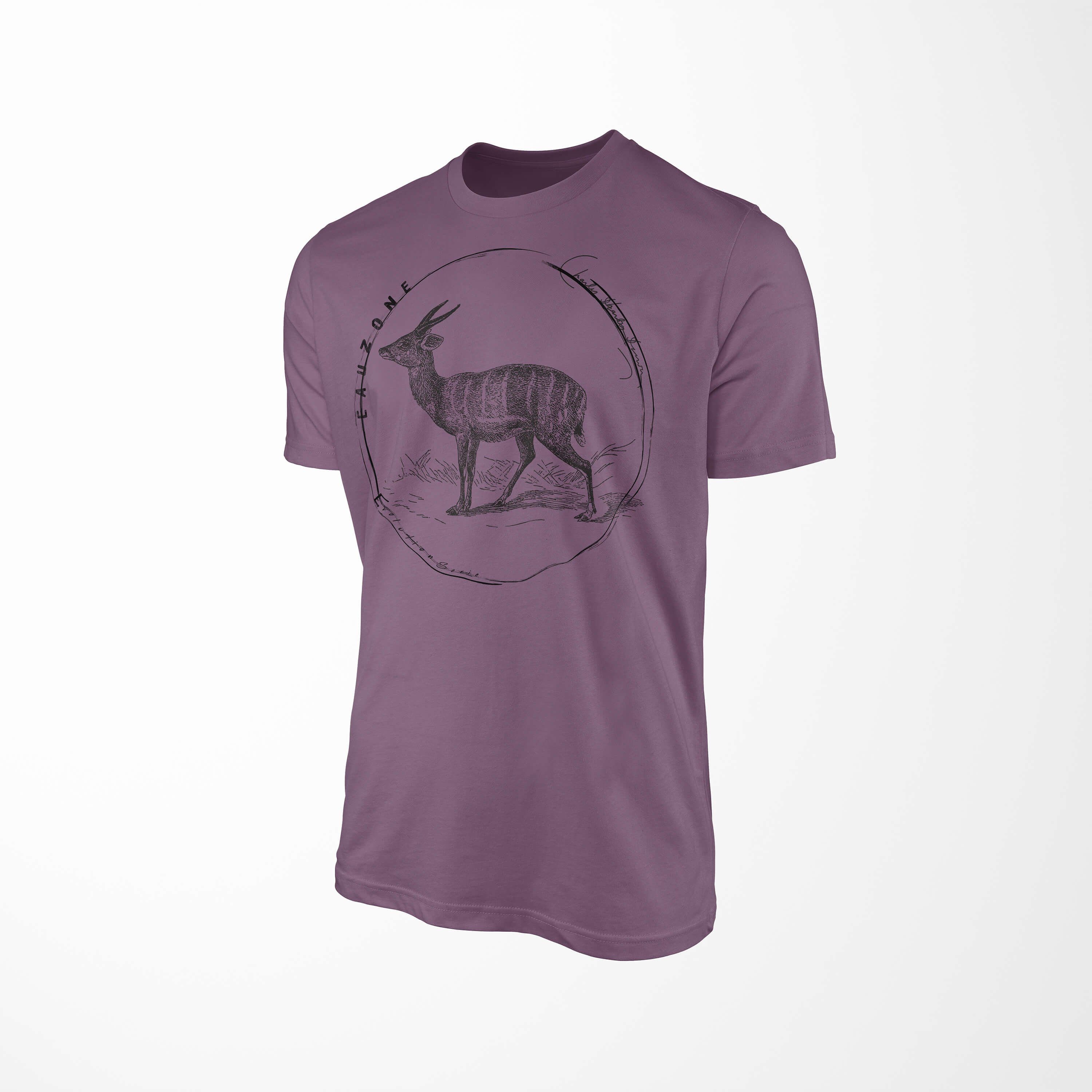 Herren T-Shirt T-Shirt Shiraz Sinus Art Antilope Evolution