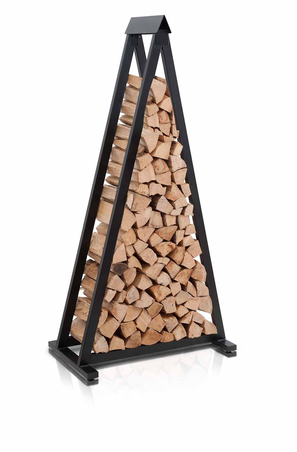 Simplaflex Kaminholzregal Feuerholz -Regal "Triangle", BxTxH:89.5x43x166 cm