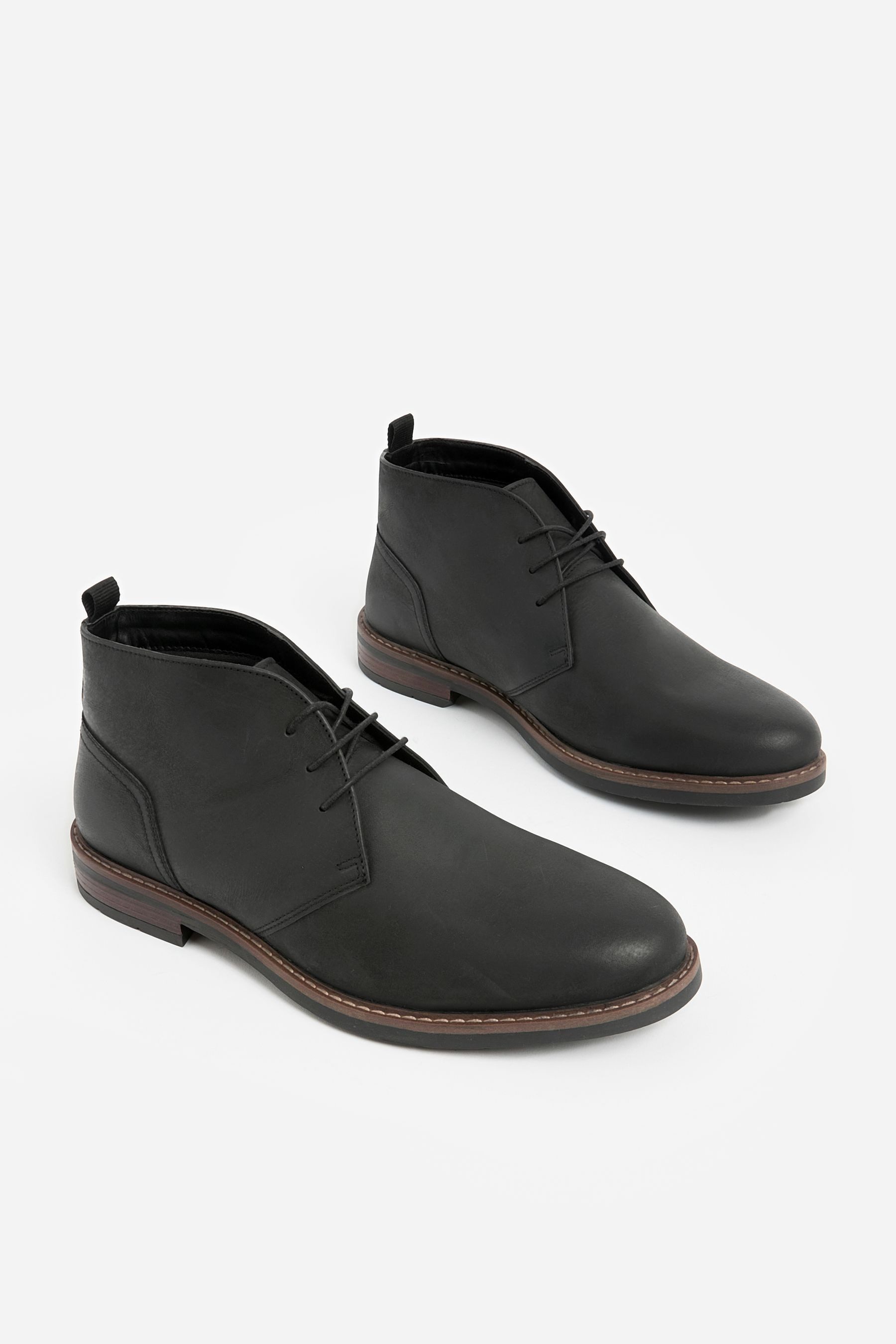 Next Chukka-Stiefel aus gewachstem Leder Stiefelette günstig online kaufen