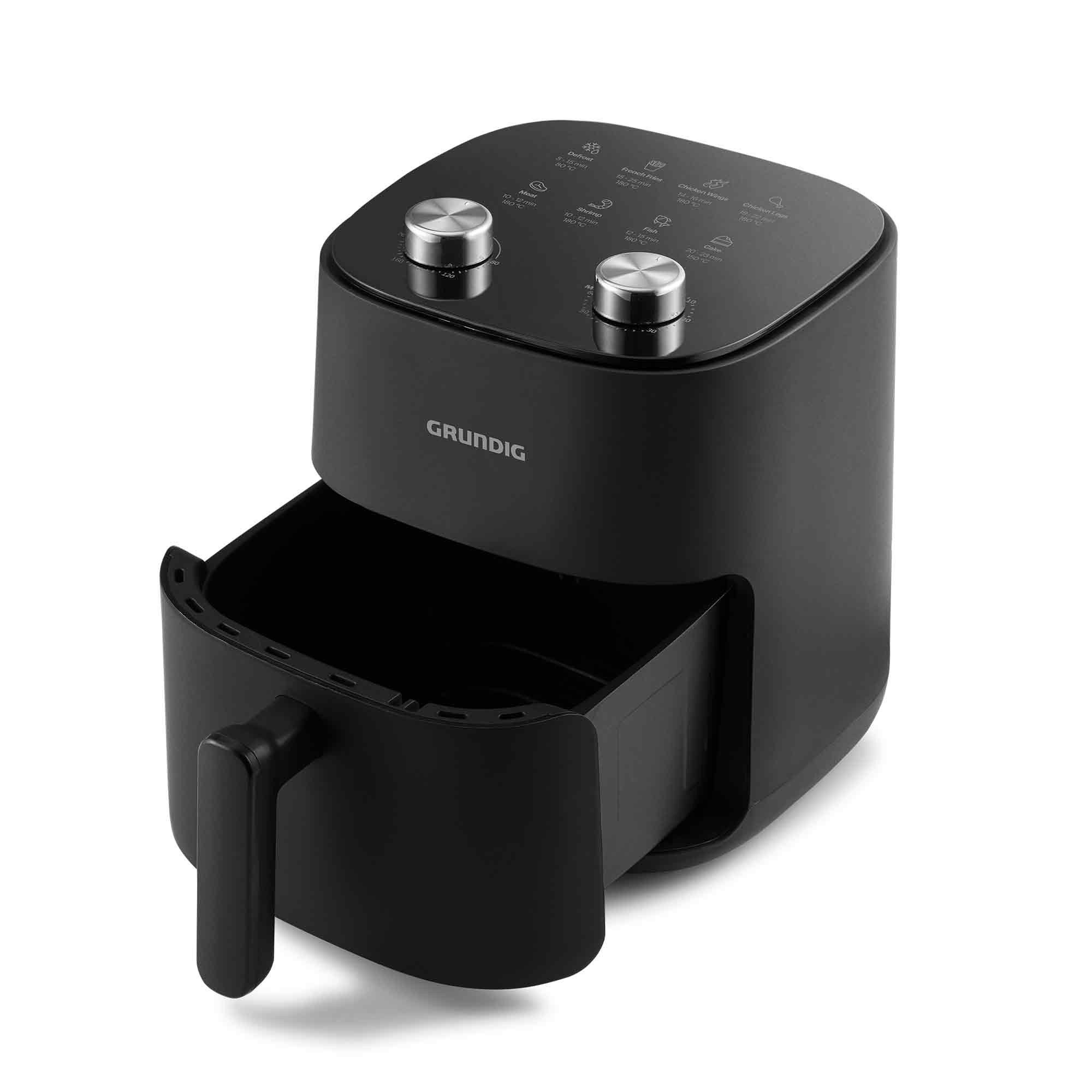 Grundig Heißluftfritteuse FRY 6321 L, 1300 W, Individuelle Zeiteinstellung bis zu 60 Minuten