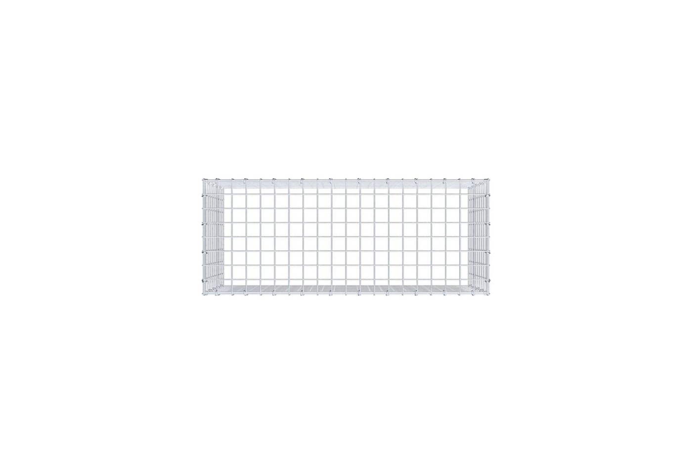 Thumbnail - Gabiona Gabionenzaun Anbaugabione Typ 3 100 cm x 50 cm x 40 cm (L x H x T), Maschenweite 5, (Anbaugabione Typ 3 100 cm x...
